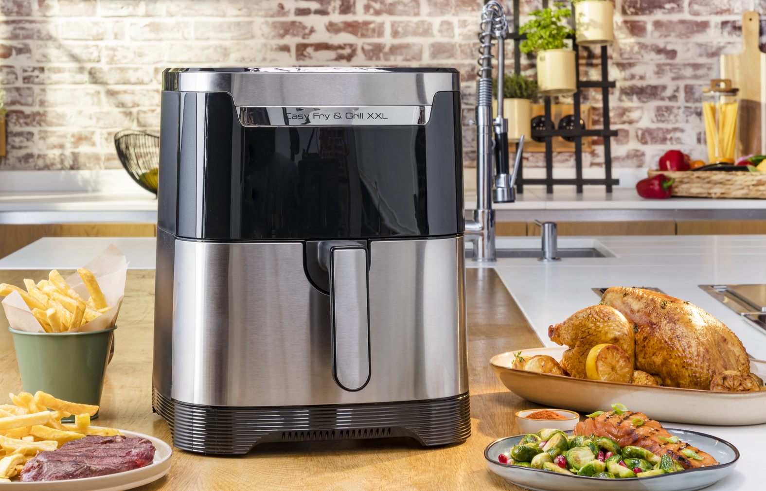 Heteluchtfriteuse MOULINEX EZ801D10 Easy Fry & Grill XXL / 6.5L / 1400W