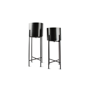 Sierschaal op staander SPCollection 825100 Patio zwart set/2
