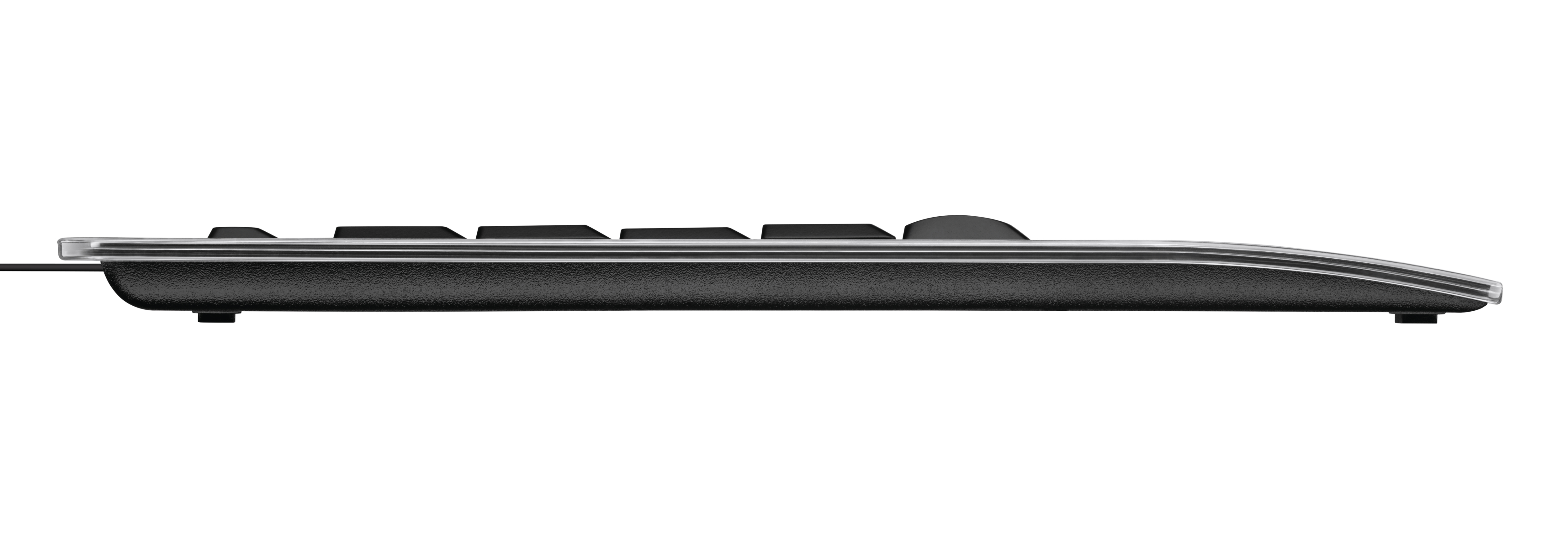 Logitech Illuminated Keyboard k740 toetsenbord Kantoor USB AZERTY Frans Zwart