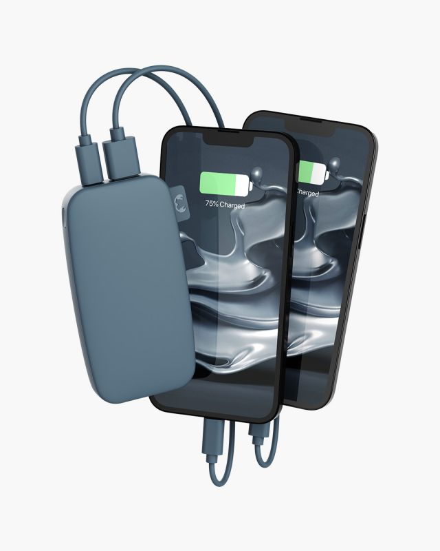 Powerbank FRESH N REBEL 6000mAh blauw