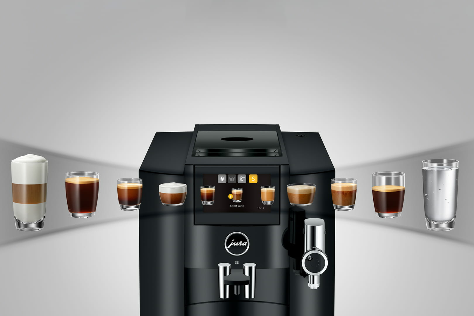 Espresso JURA 15482 S8 Piano BlackEB