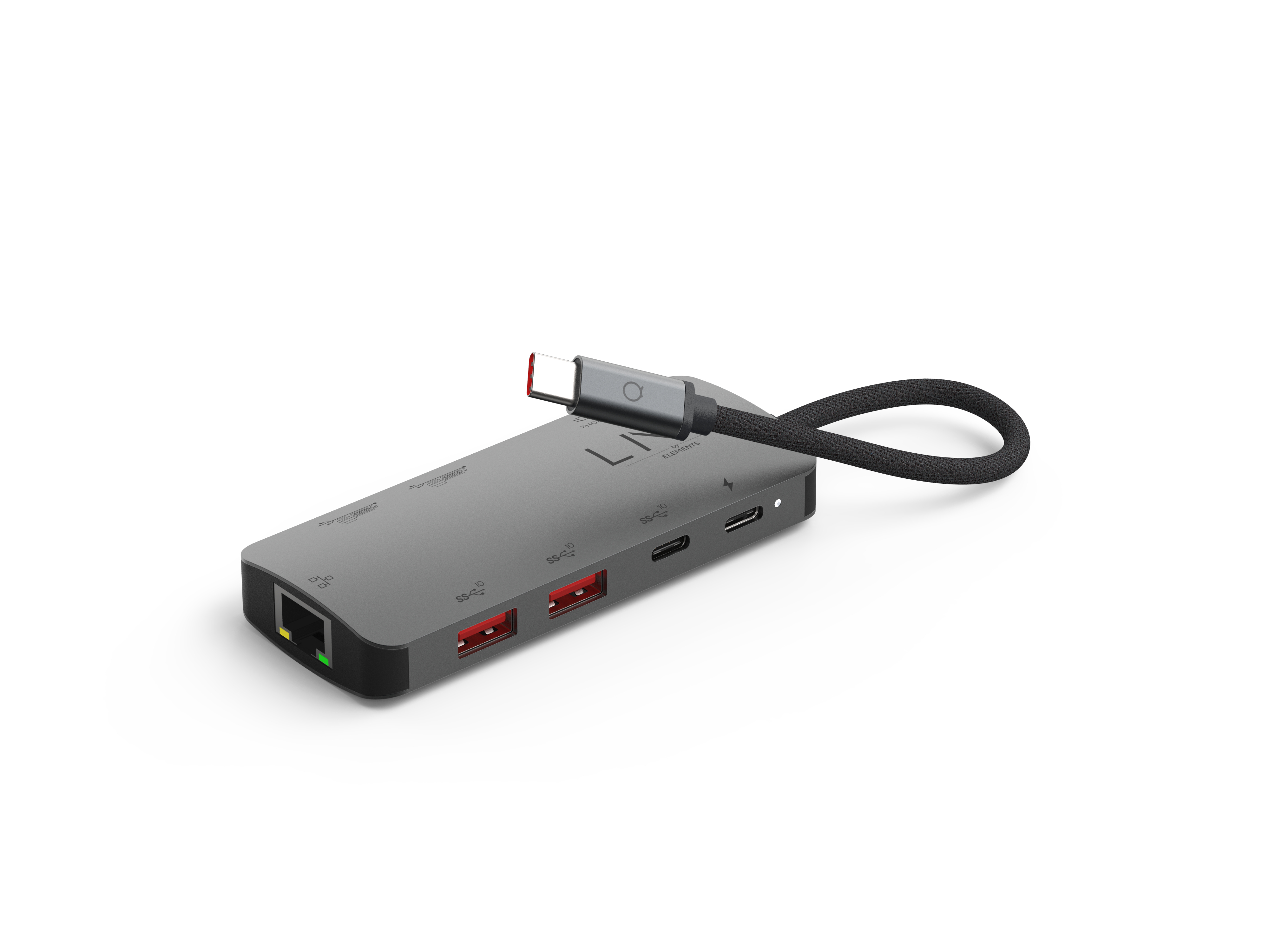Linq byELEMENTS 8-in1 Pro 8K HDMI + 2x USB-C (1x 100W) + 2x USB-A 3.2 + 2x USB 2.0 + Ethernet