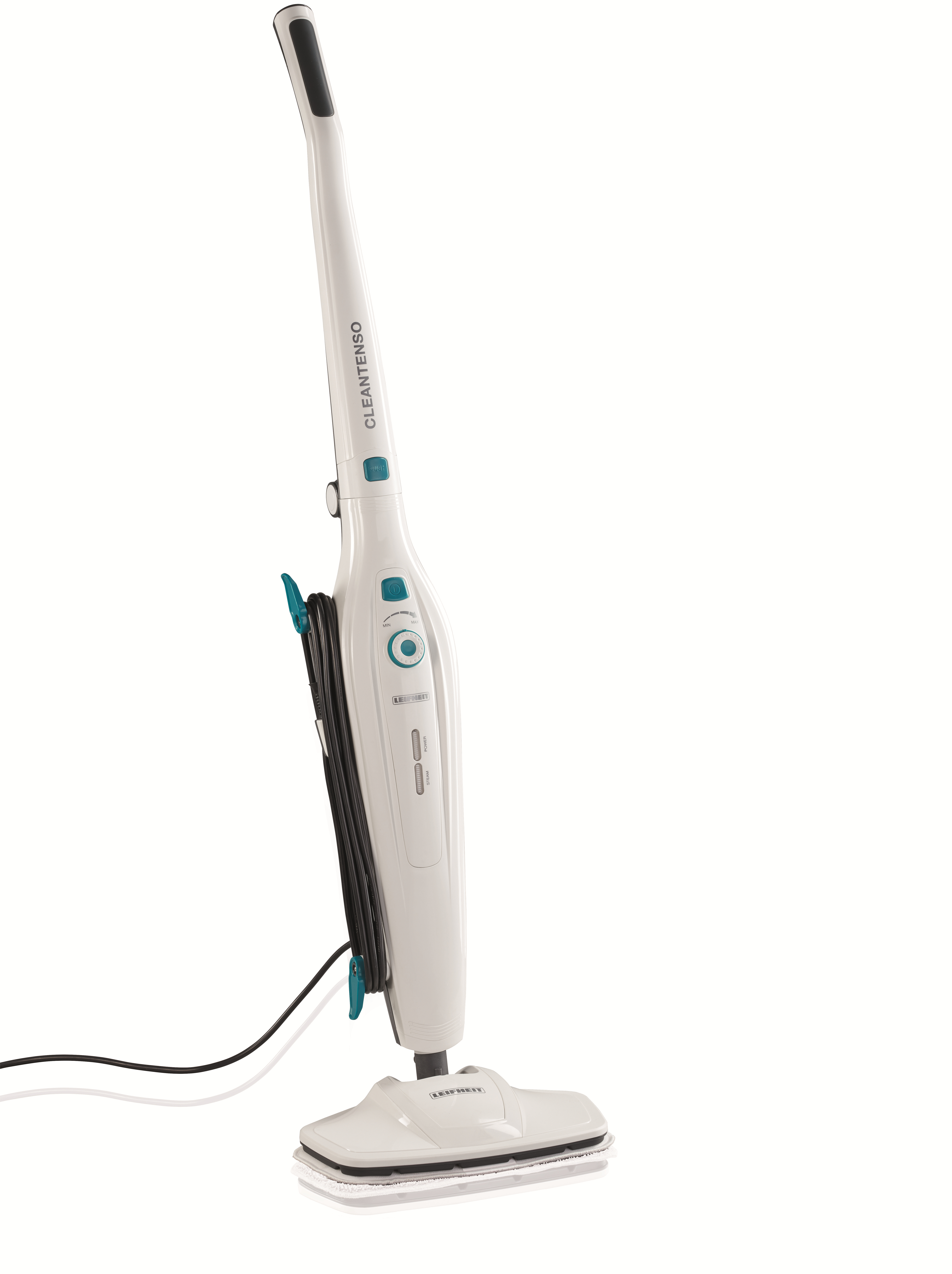 Leifheit CleanTenso Stoomop/dweil 0,55 l 1200 W Turkoois, Wit