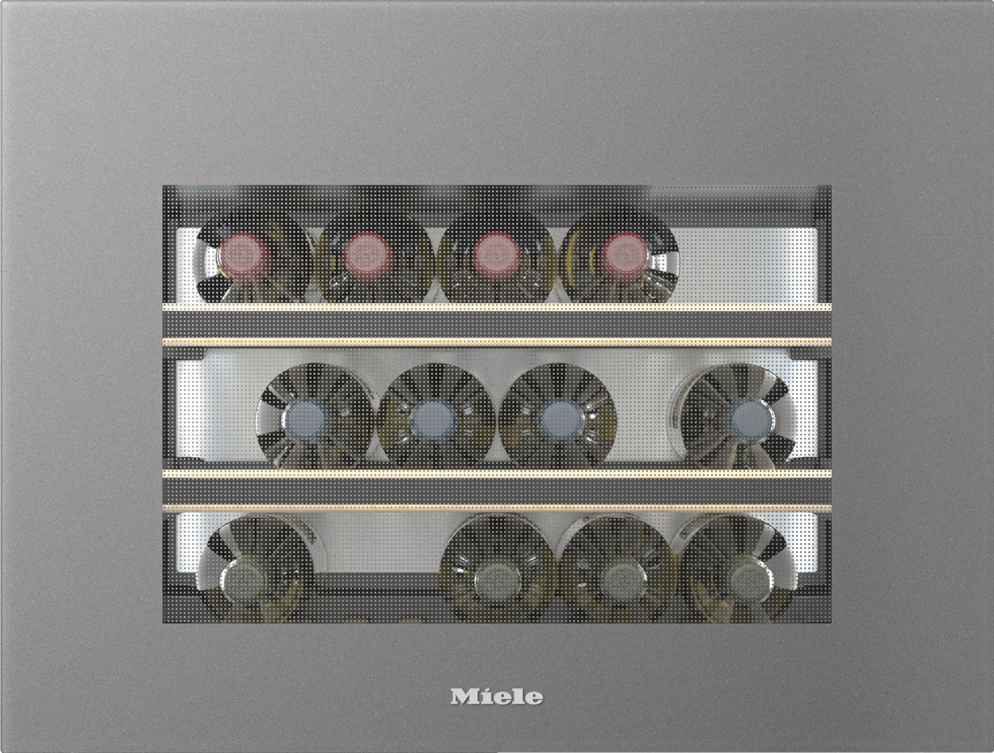 Miele 11186570 refroidisseur à vin Intégré Graphite, Gris 18 bouteille(s)