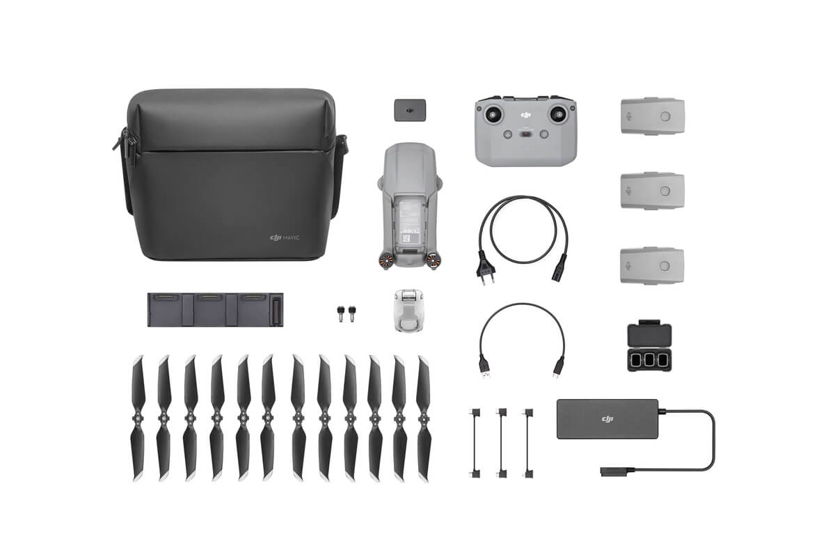 DJI Mavic Air 2 Fly More Combo 4 propellers Quadcopter 48 MP 3840 x 2160 Pixels 3500 mAh Grijs