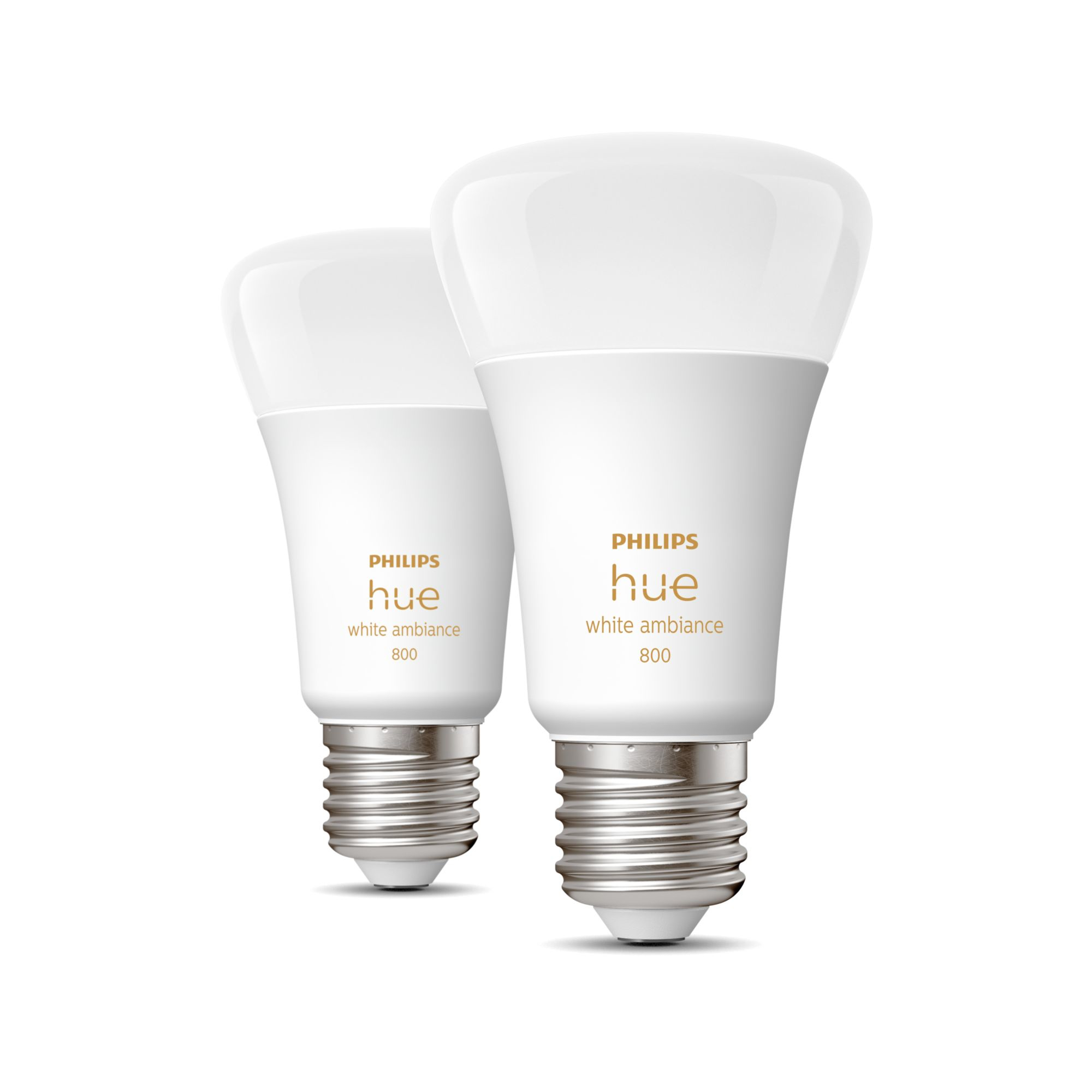 Lamp PHILIPS HUE White Ambiance E27 800L 2-Pack