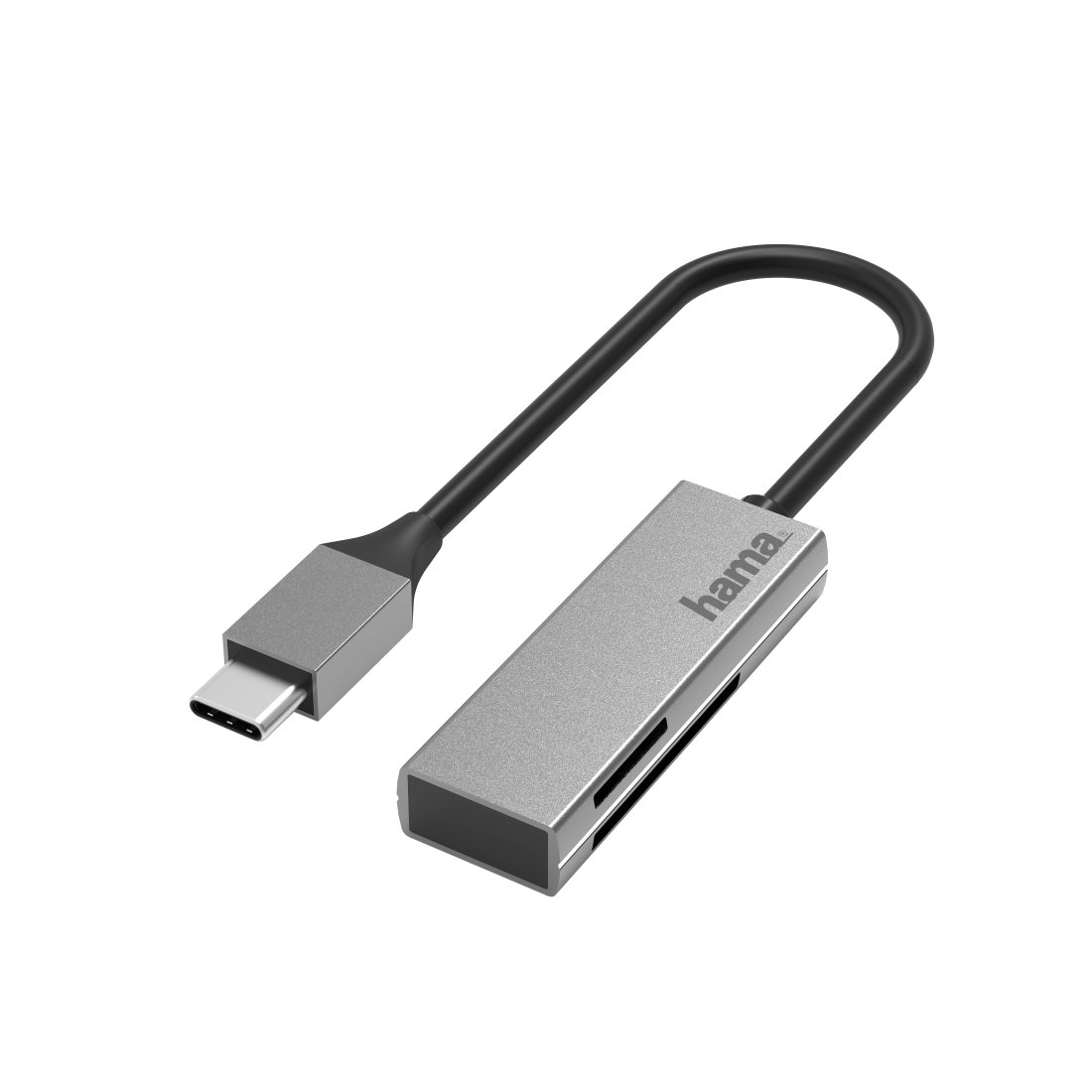 Hama 00200131 geheugenkaartlezer USB 3.2 Gen 1 (3.1 Gen 1) Type-C Zilver