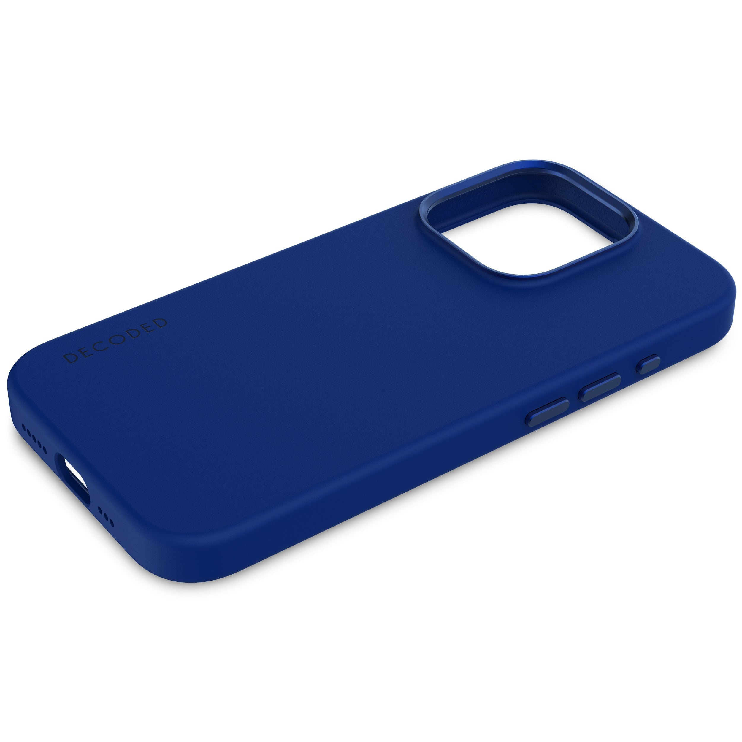 Tas DECODED Silicone Backcover iPhone 15 Pro Max Blue