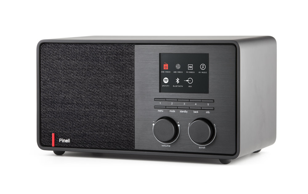 Internetradio PINELL Supersound 301 zwart