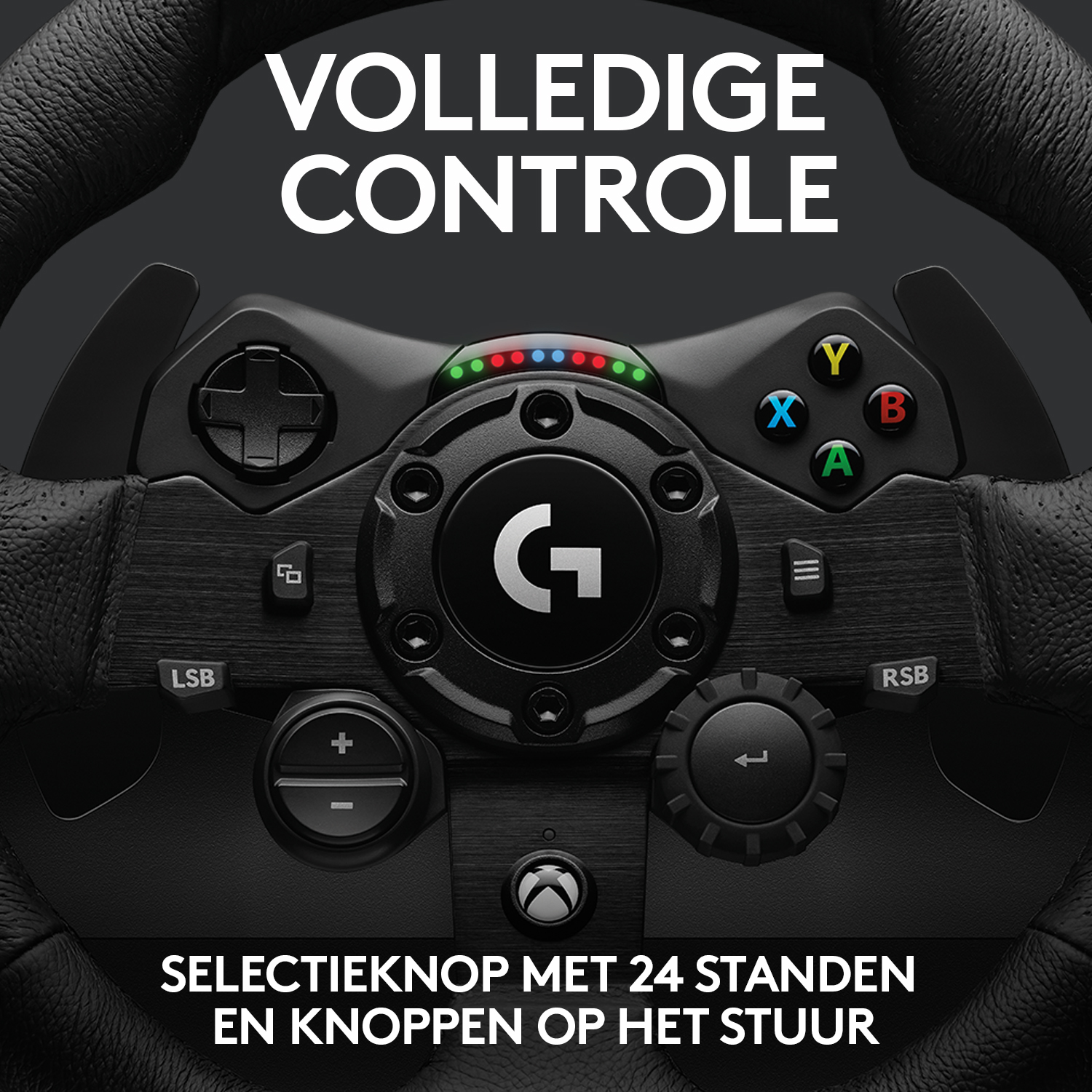 Logitech G G923 Zwart USB Stuurwiel & pedalen PC PS4