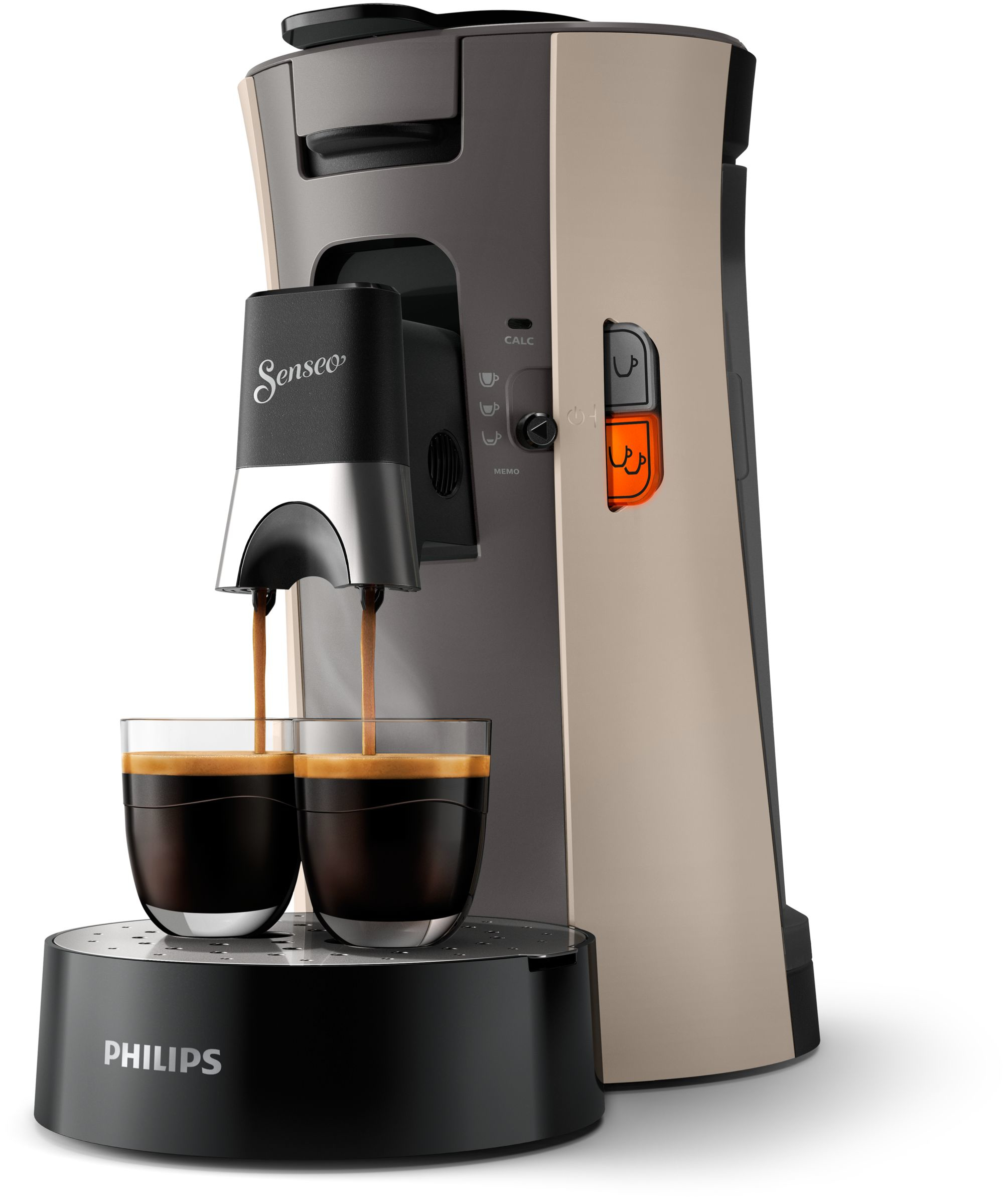 Koffiepadmachine PHILIPS Senseo CSA240/30 Select Nougat