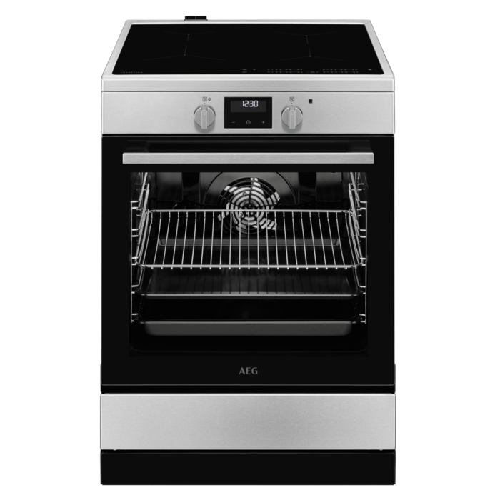 Fornuis AEG CIB6646ABM / Inductie / SteamBake / A / Inox