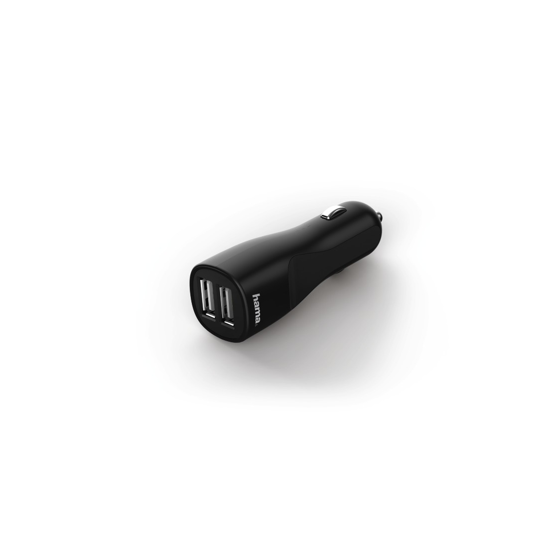 Autolader HAMA 173616 pico dual USB 3.4A autodetect zwart