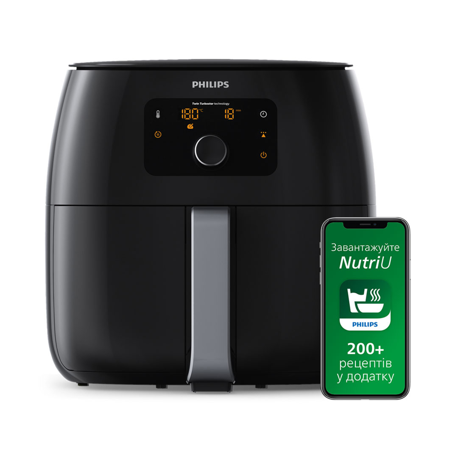 Heteluchtfriteuse PHILIPS HD9650/90 Premium XXL - 1.4kg