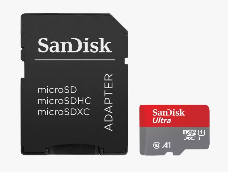 Sandisk microSDXC Ultra 64GB (A1/UHS-I/Cl.10/140MB/s) + Adapter Mobile