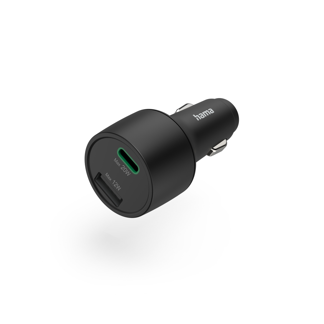 Auto-oplader Hama USB-C & USB-A PD/Qualcomm 32W zwart