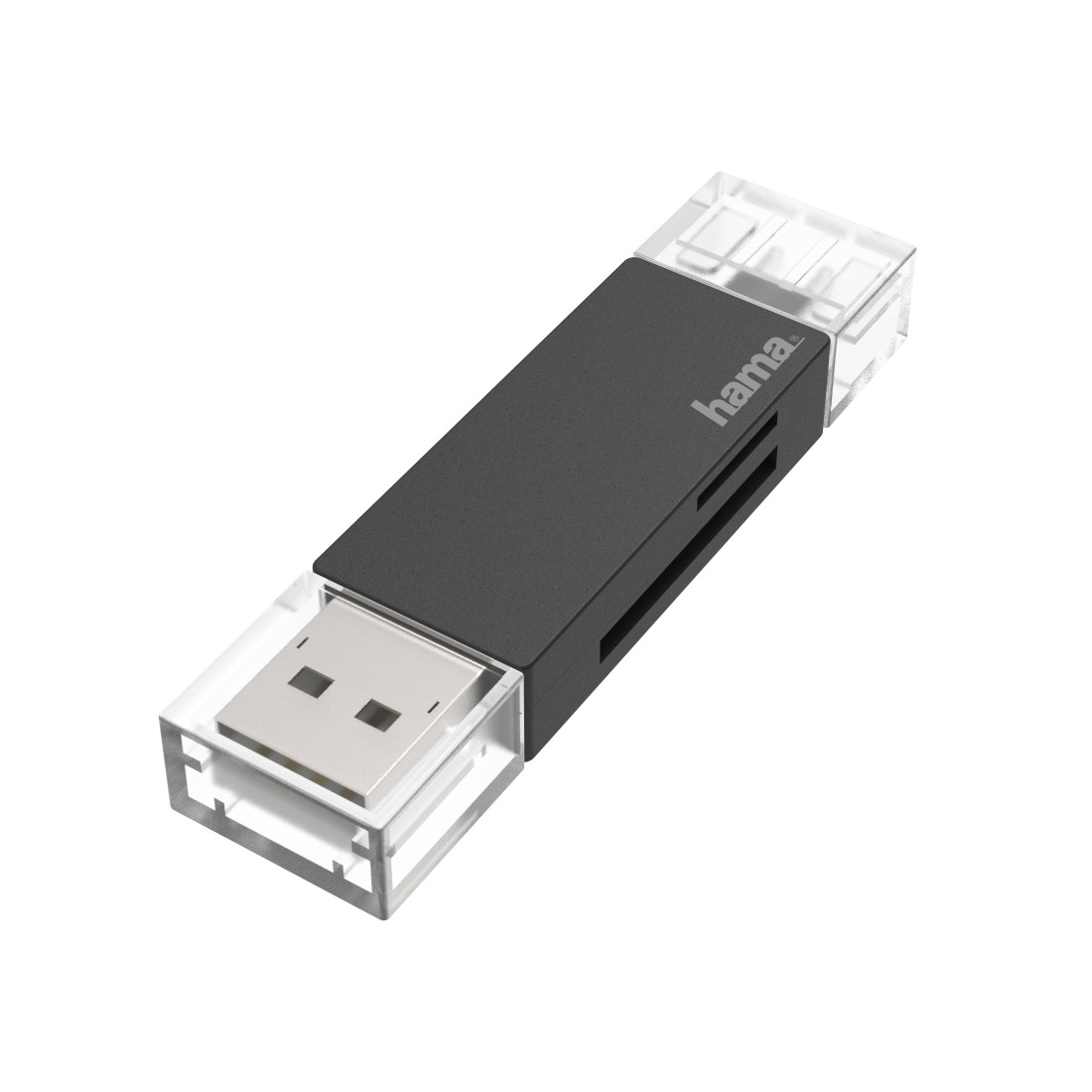 Hama 00200127 geheugenkaartlezer USB 3.0 Type-A/Type-C