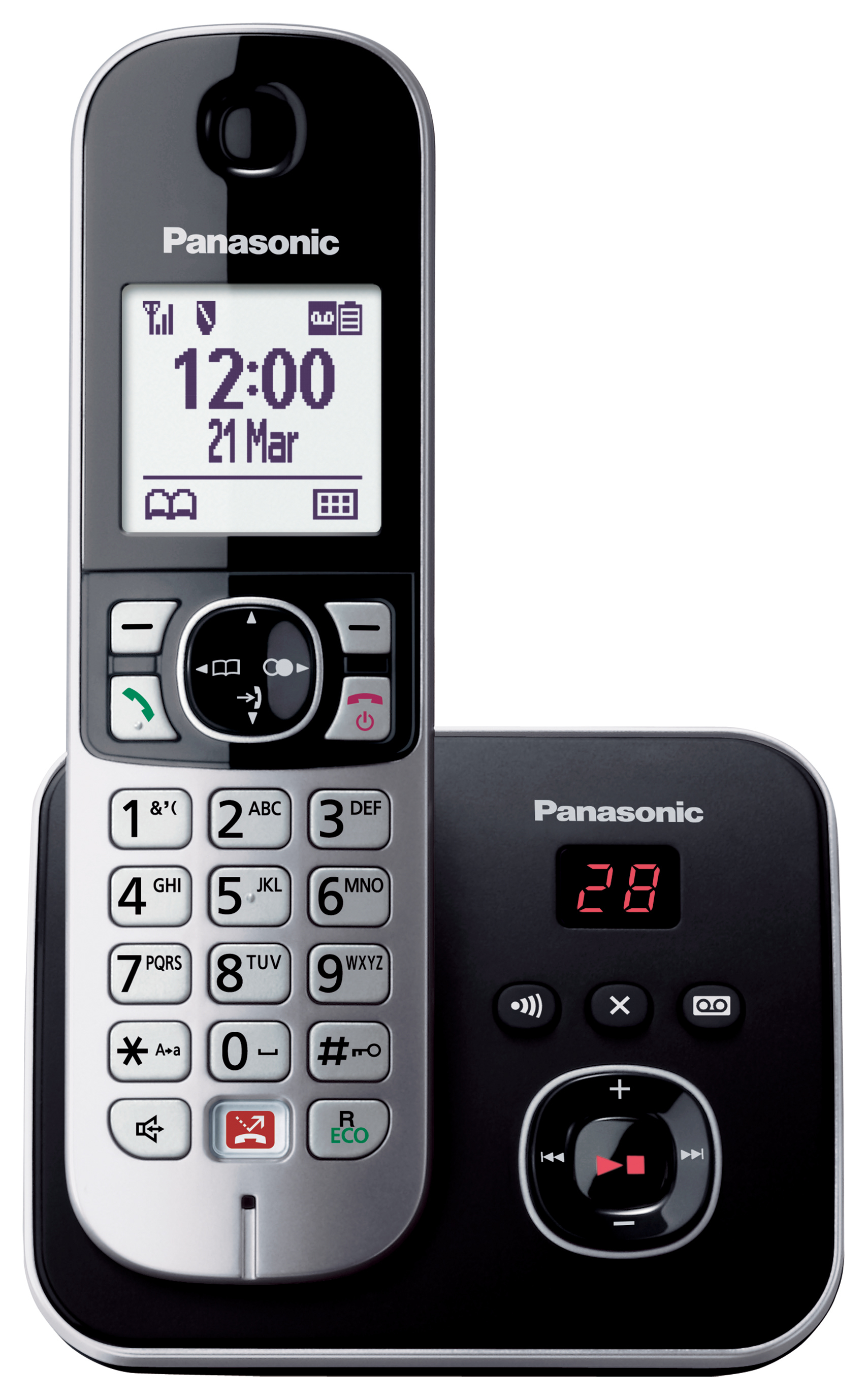 Telefoon Panasonic DECT Duo KX-TG6862NLB