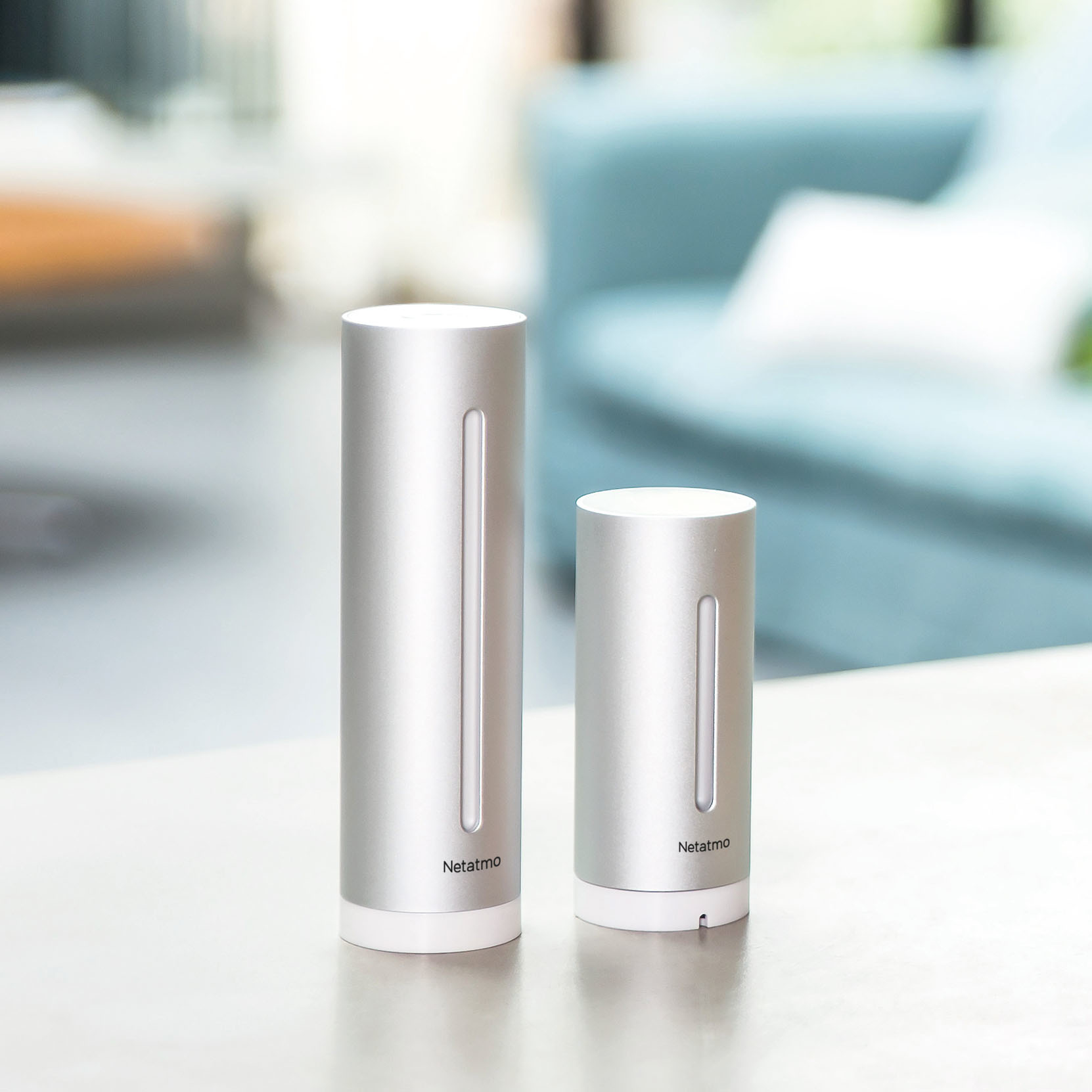Netatmo NWS01-EC station météo numérique Aluminium Batterie/USB Wifi