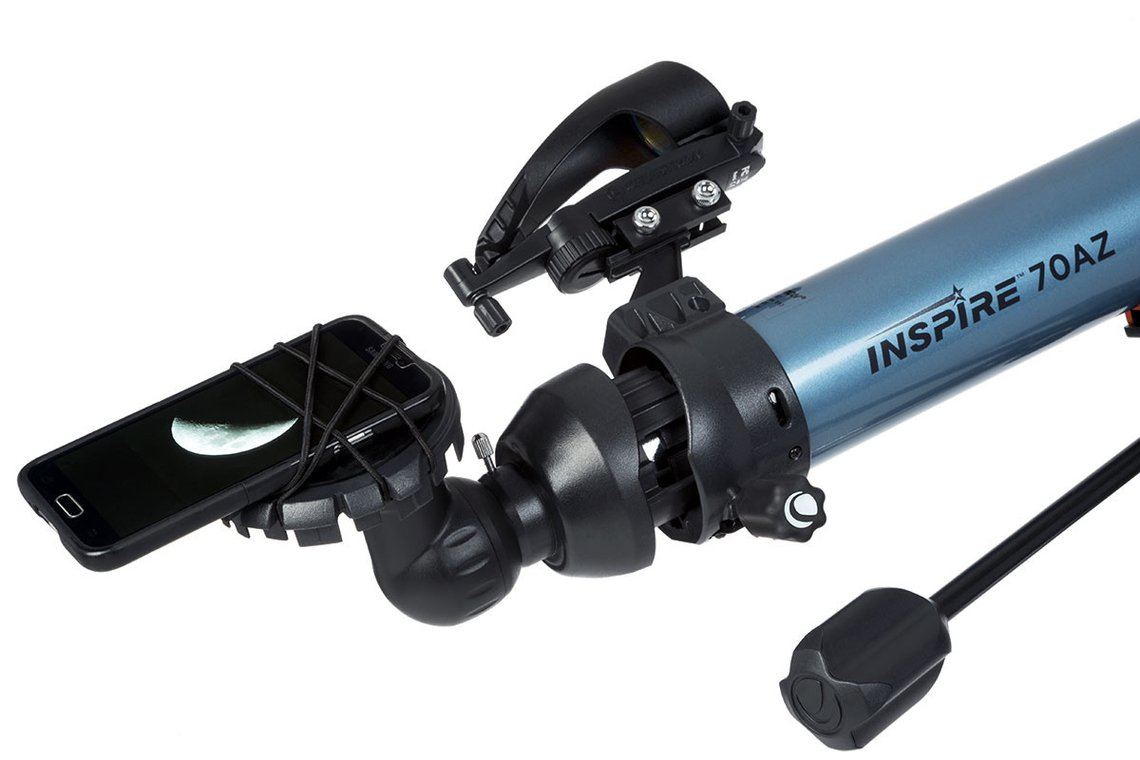 Celestron Inspire 70AZ Réfracteur 35x Noir, Bleu