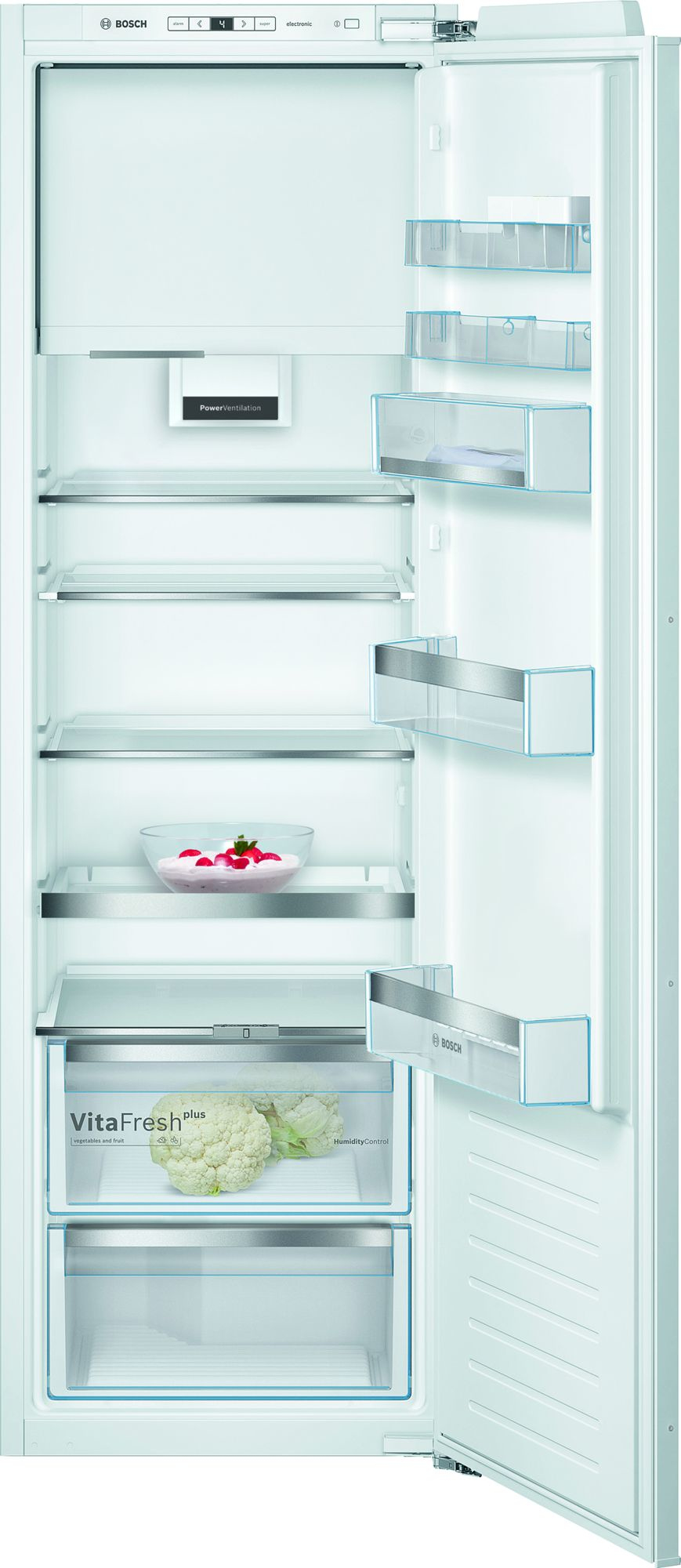 Bosch Serie 6 KIL82ADE0 frigo combine Intégré 285 L E Blanc
