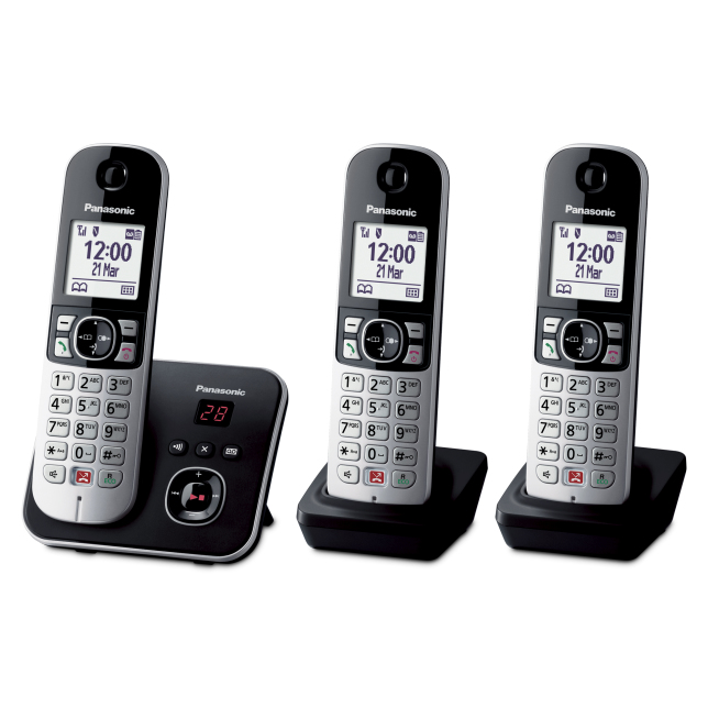 Telefoon Panasonic DECT Trio KX-TG6863NLB