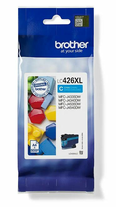 Inktpatroon BROTHER LC-426XLC cyaan 5.000 pagina's