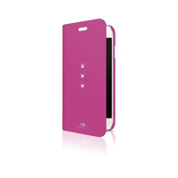 iphone tas WD 180006 Booklet Crystal iPhone 7 roze