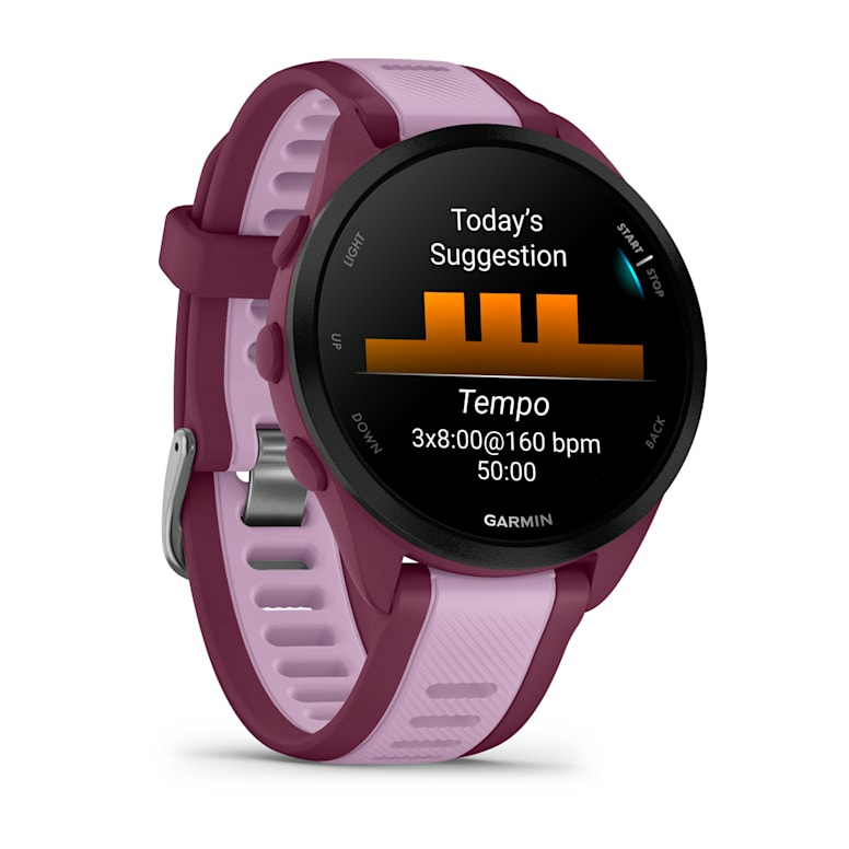 Smartwatch Garmin Forerunner 165 Music Berry/Lilac