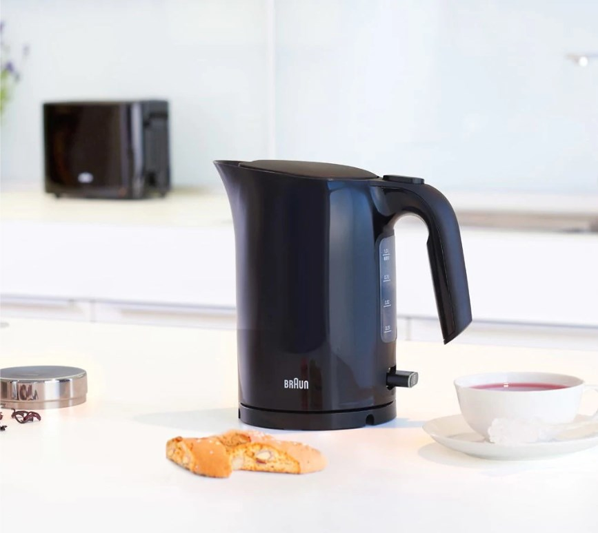 Braun PurEase WK 3000 WH waterkoker 1 l 2200 W Zwart
