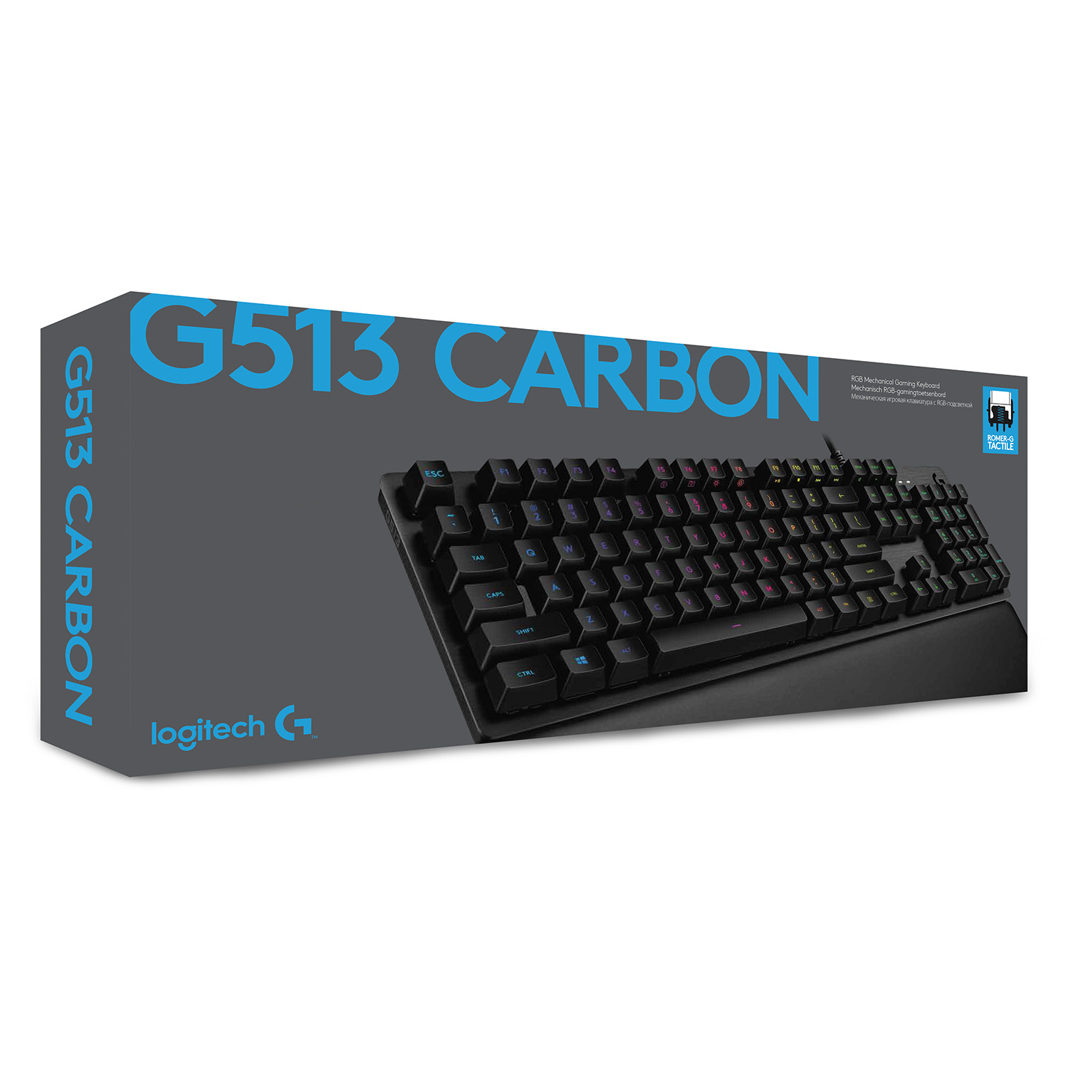Logitech G G513 CARBON Mechanisch RGB-gamingtoetsenbord
