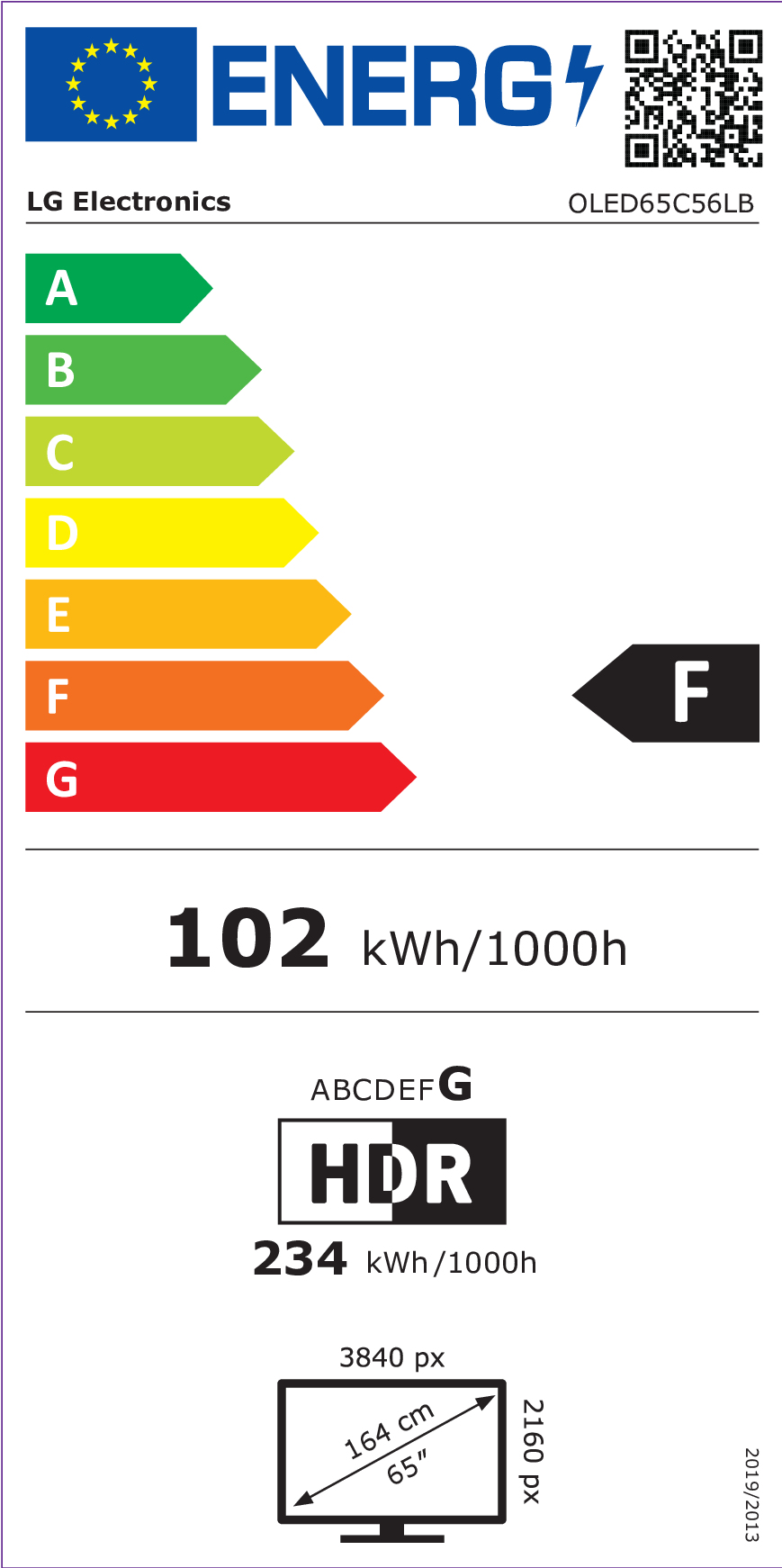 LG OLED evo AI OLED65C56LB 165,1 cm (65") 4K Ultra HD Smart TV Wifi Zwart