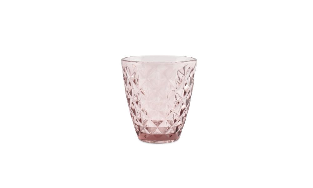 Glas S&P 852934 Prisma / 22cl / roze / set/4
