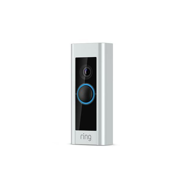 Ring Video Doorbell Pro + Plug-In Adapter Nickel