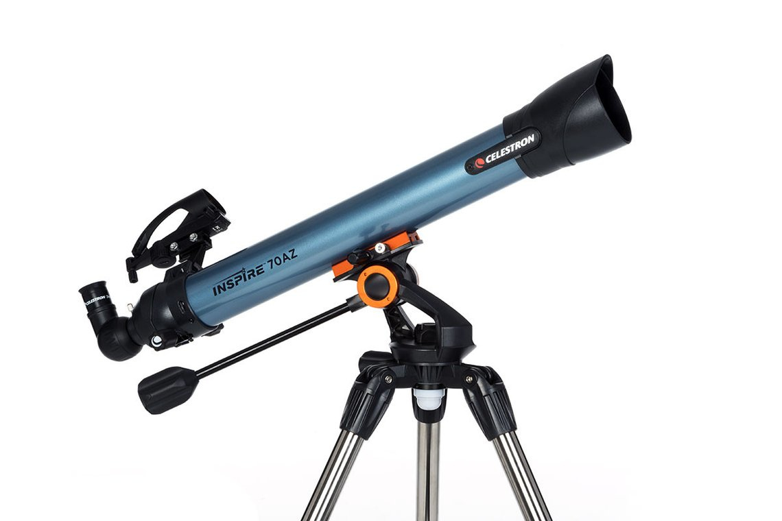 Celestron Inspire 70AZ Réfracteur 35x Noir, Bleu