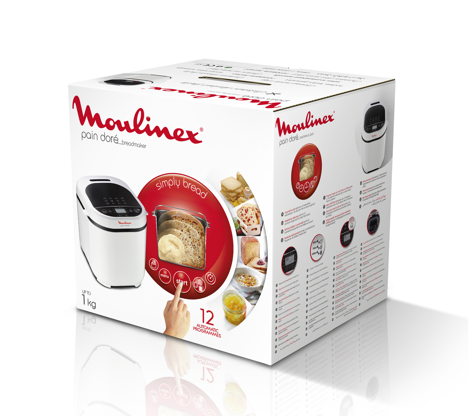 Broodbakoven MOULINEX OW210130 Simply Bread