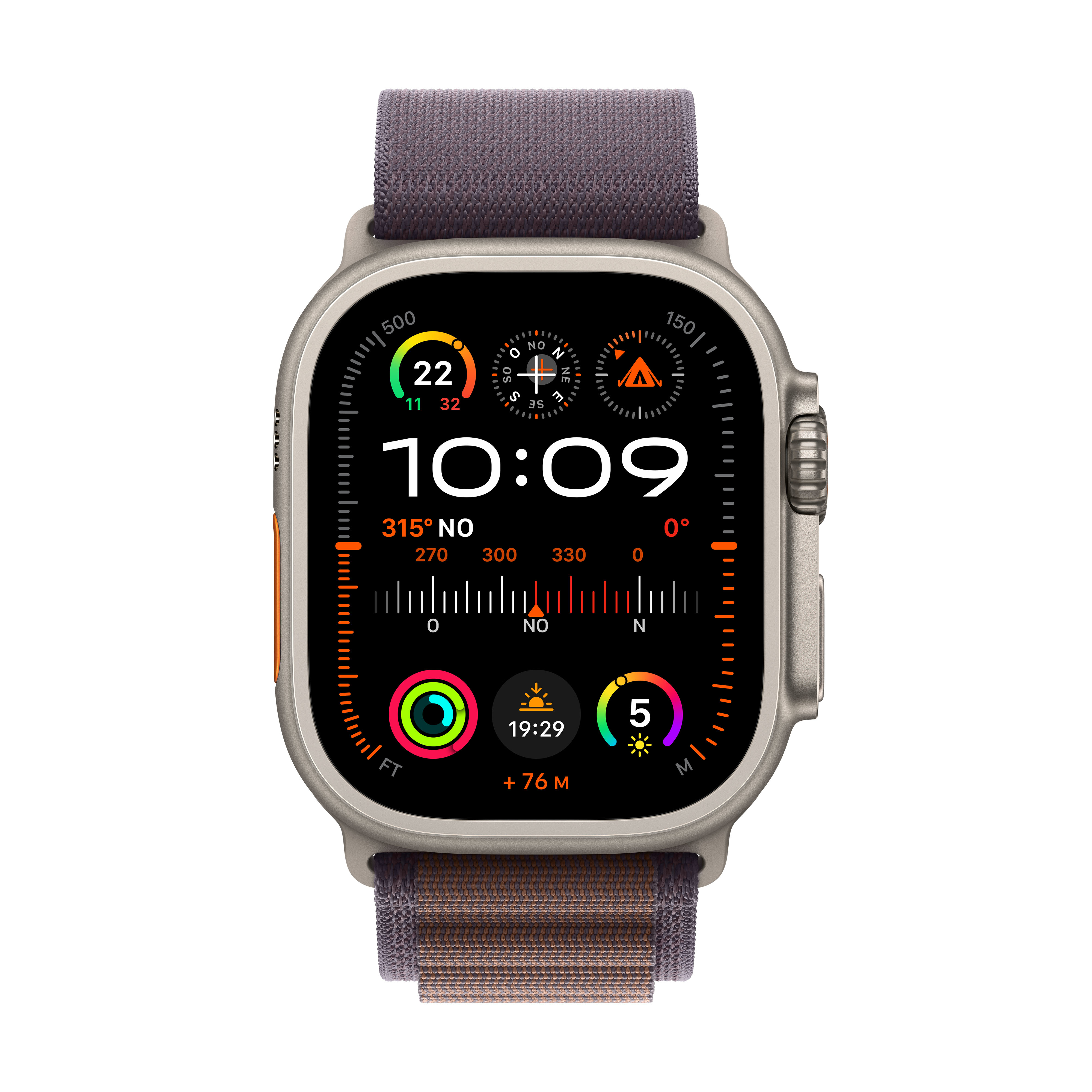 Apple Watch Ultra 2 OLED 49 mm Digitaal 410 x 502 Pixels Touchscreen 4G Titanium GPS