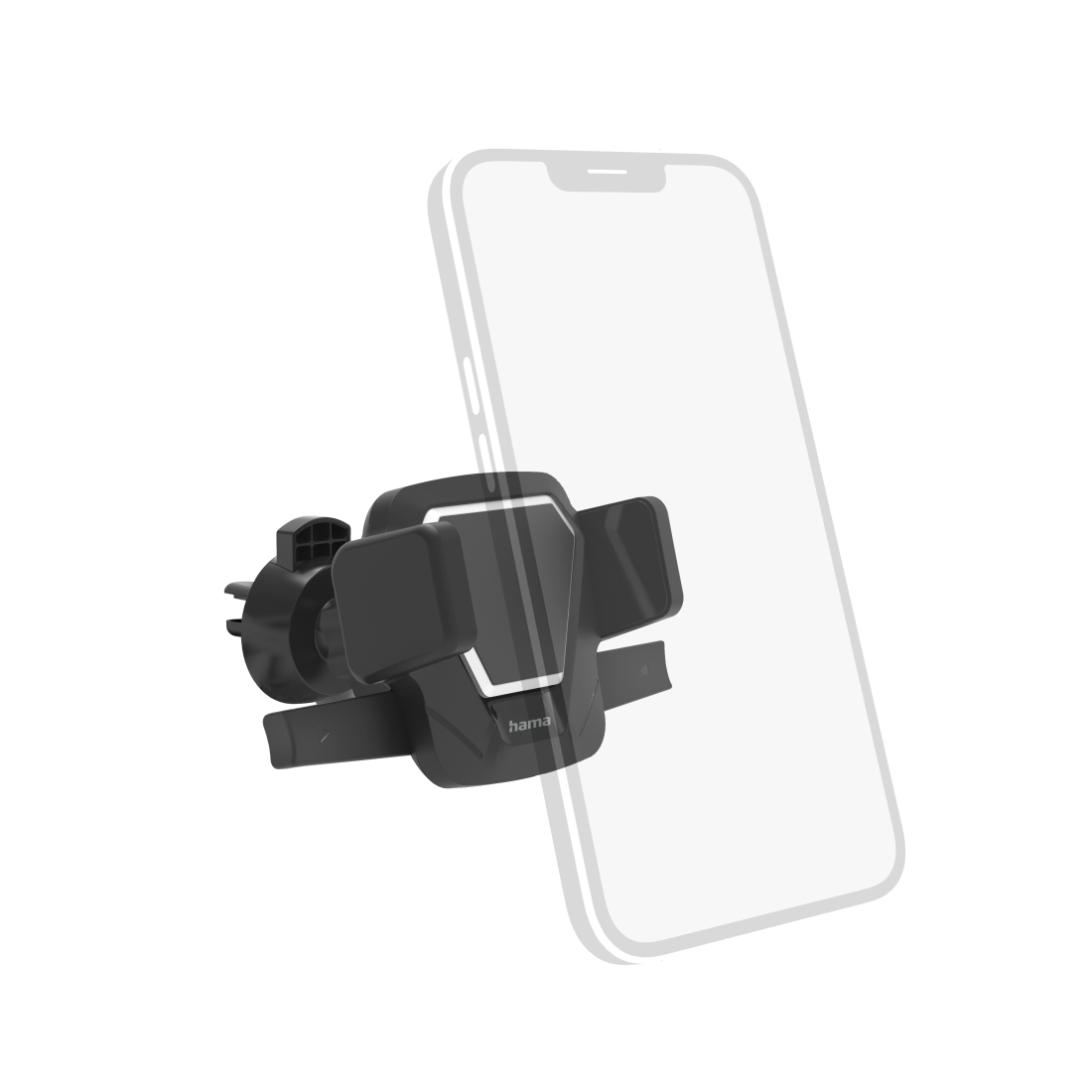 Hama GSM-houder auto Easy Snap 360° ventilatierooster