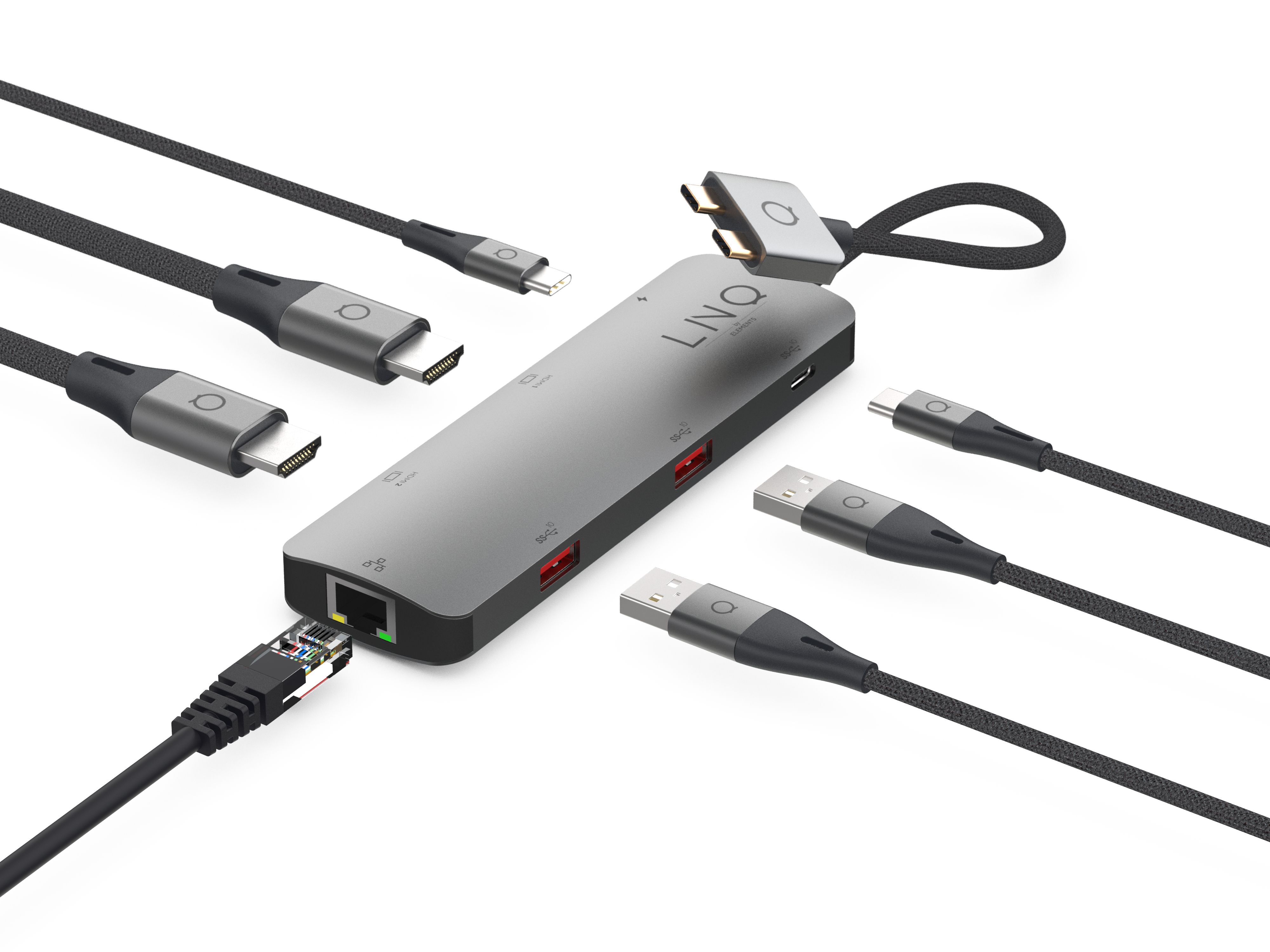 Linq 7 in 2 D2 Pro Multiport Hub