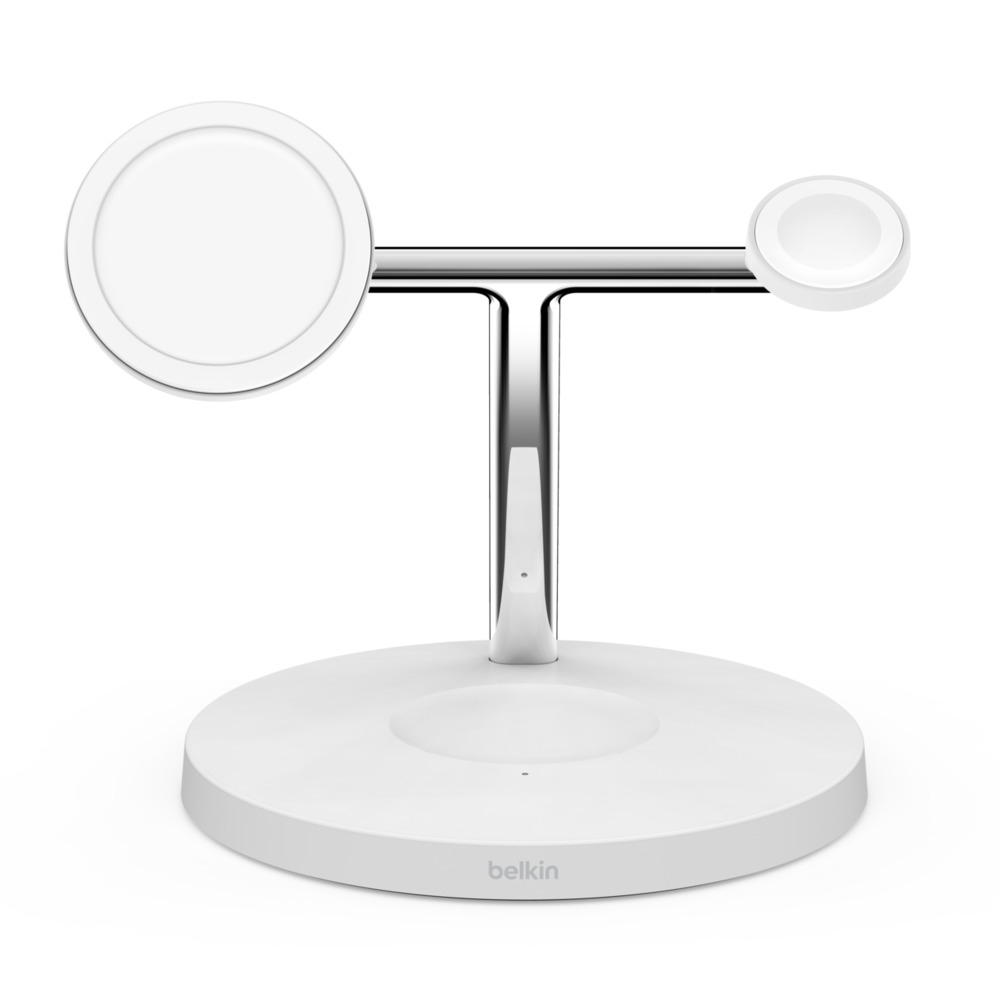 BELKIN Boost Charge Pro MagSafe 3-in-1 Wireless Stand White