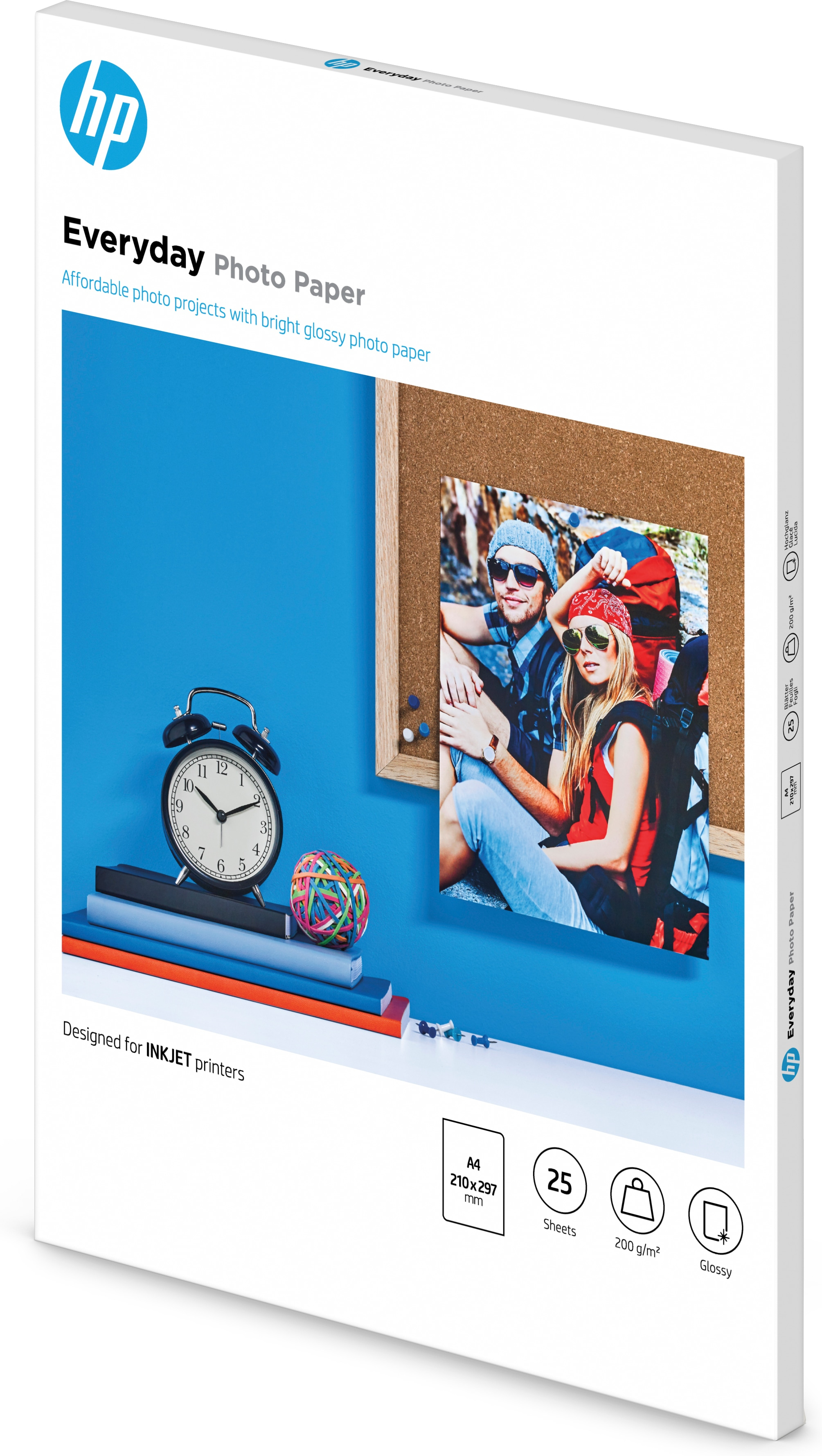 Hewlett Packard HP Paper/Everyday Photo semi-gloss A4