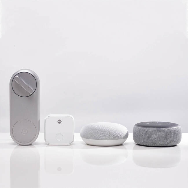 Yale linus smart door lock anthraciet
