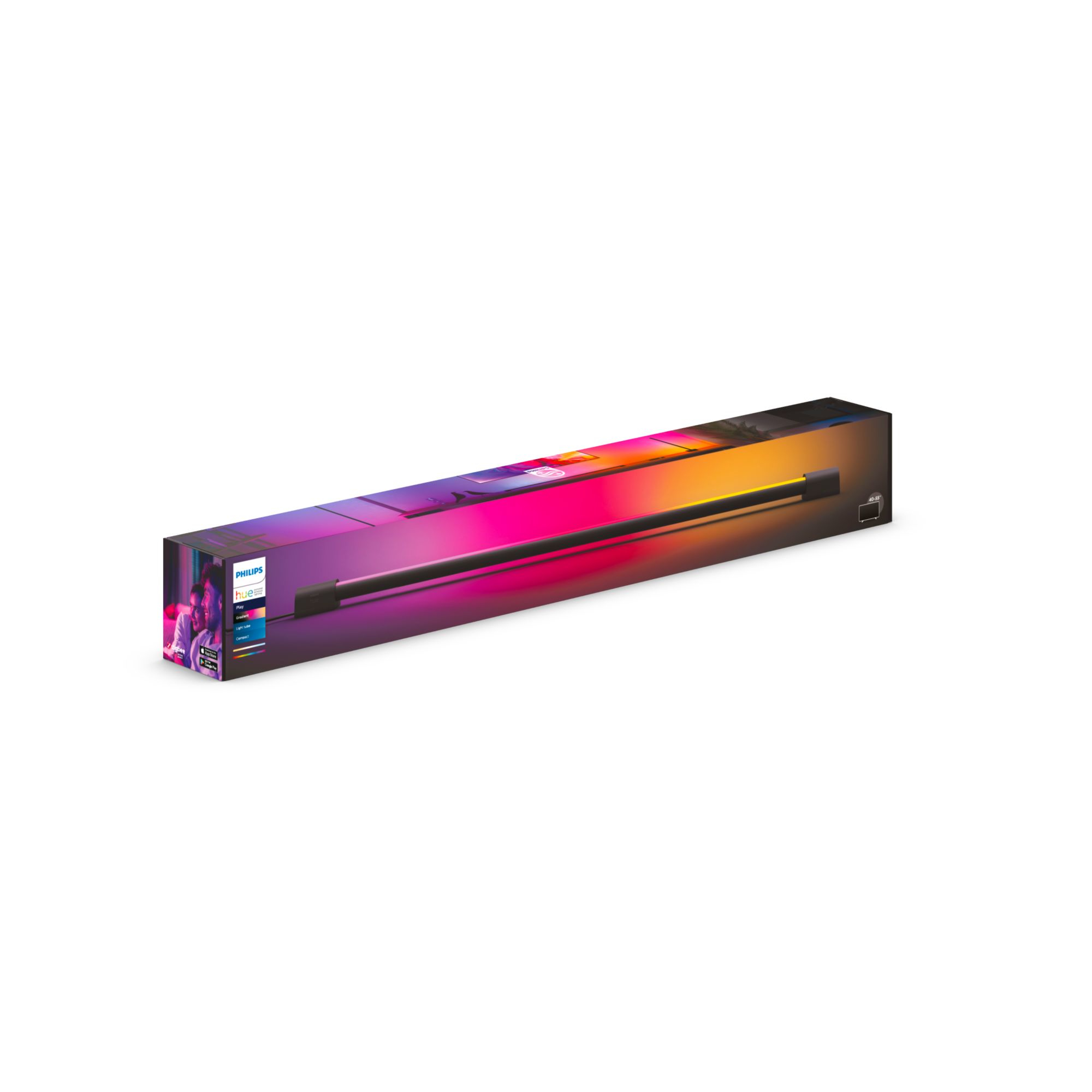 Lighttube PHILIPS HUE Gradient Compact Black