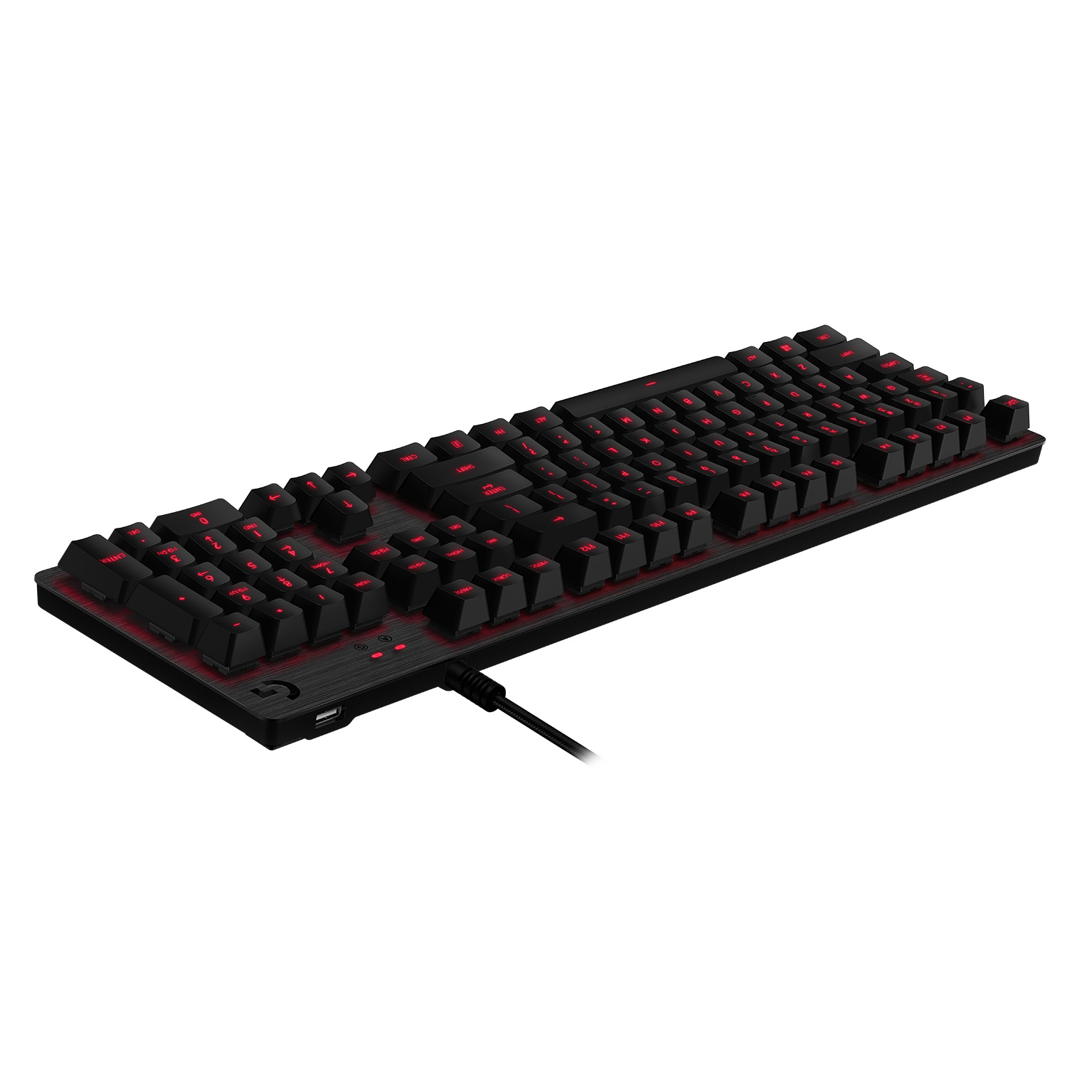Logitech G413 toetsenbord USB AZERTY Belgisch Zwart