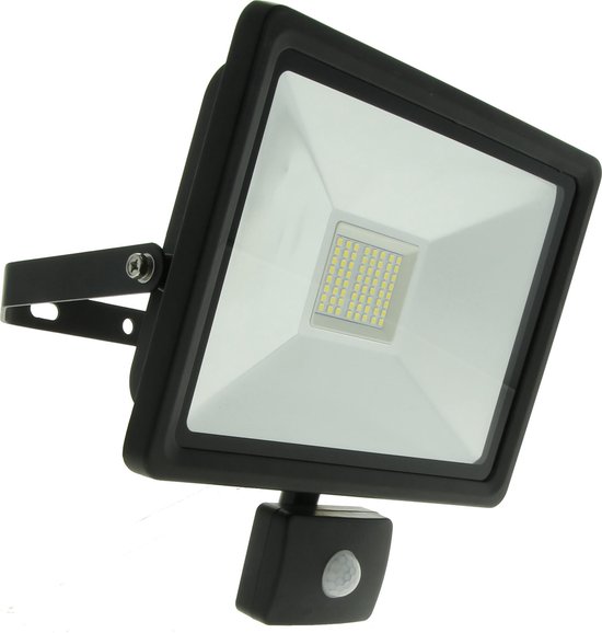 Profile Prolight LED spot 50Watt PIR met bewegingsmelder en Easy connect zwart
