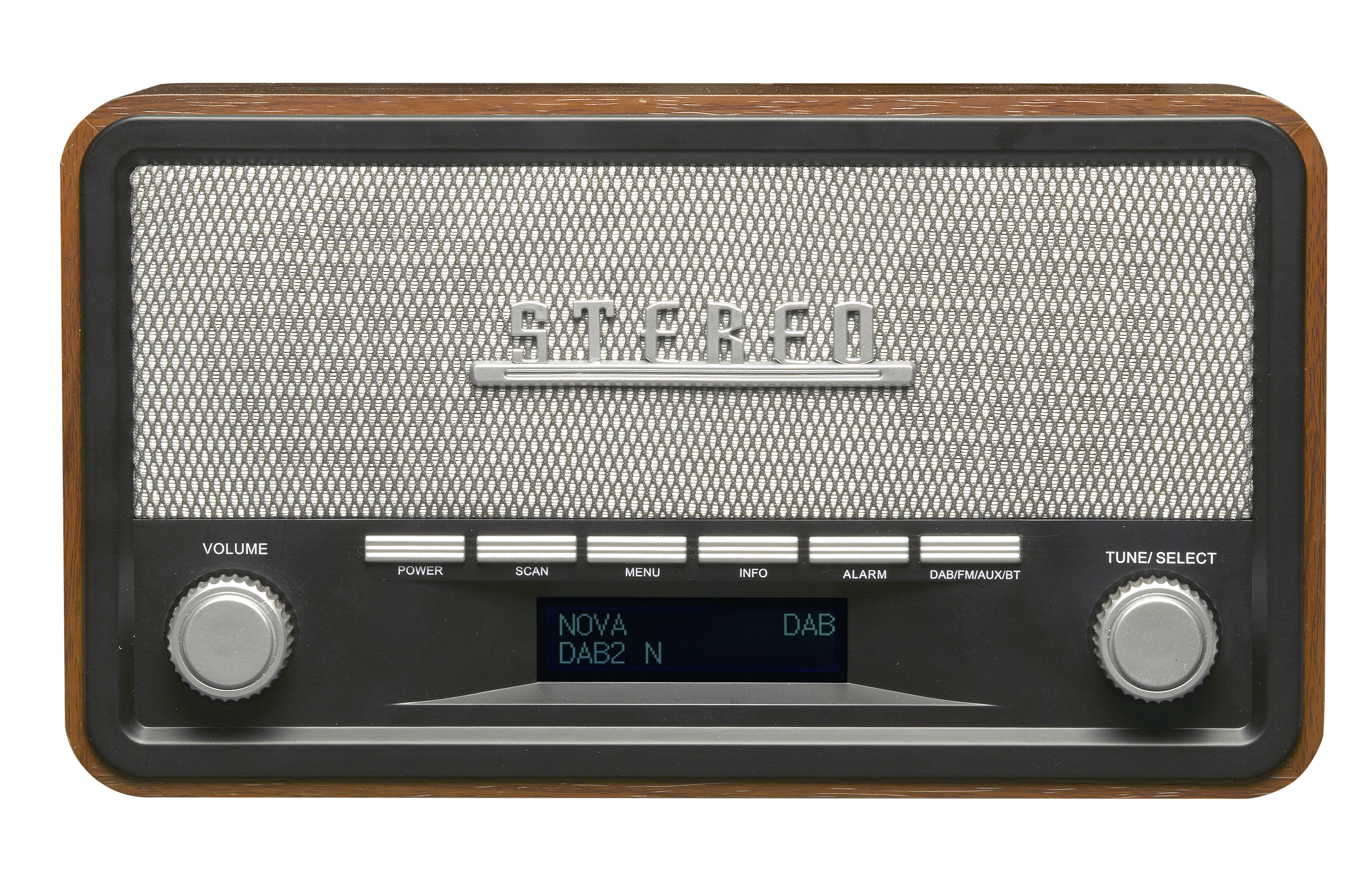 Denver DAB-18 Radio portable Personnel Analogique et numérique Noir, Gris
