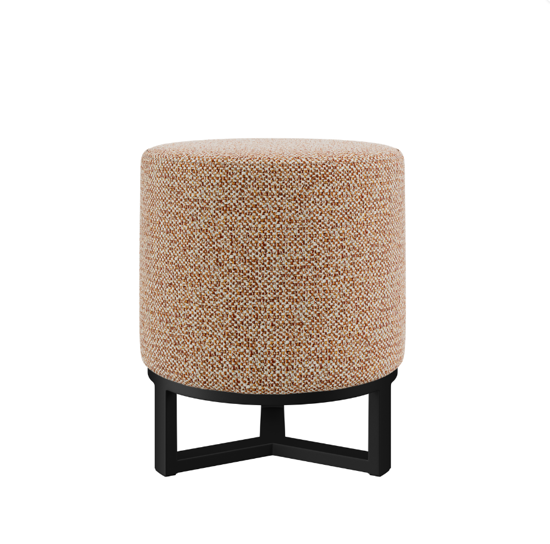 Poef Dôme Deco CH6-T1/CAR51 FLYNN / fabric / Hout