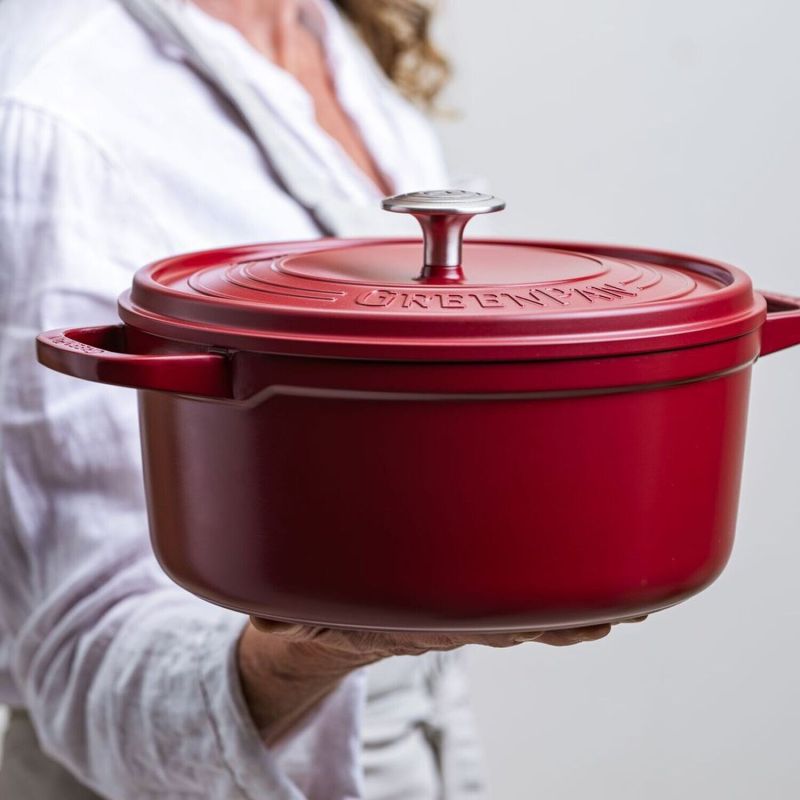 Cocotte GREENPAN CC005432-001 Featherweights Rood 22cm