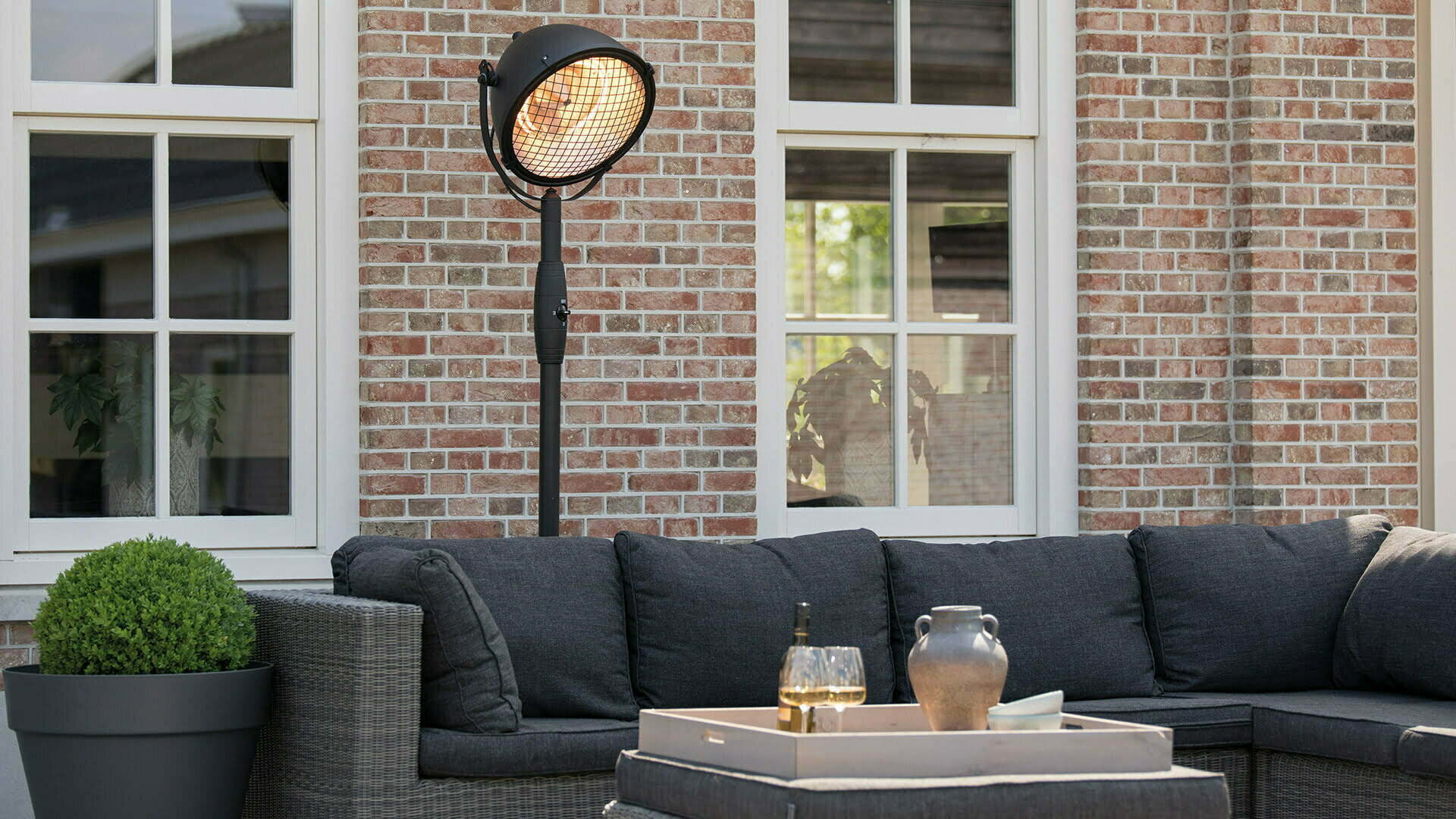 Terrasverwarmer SUNRED RSS19 IndusStanding 2100W