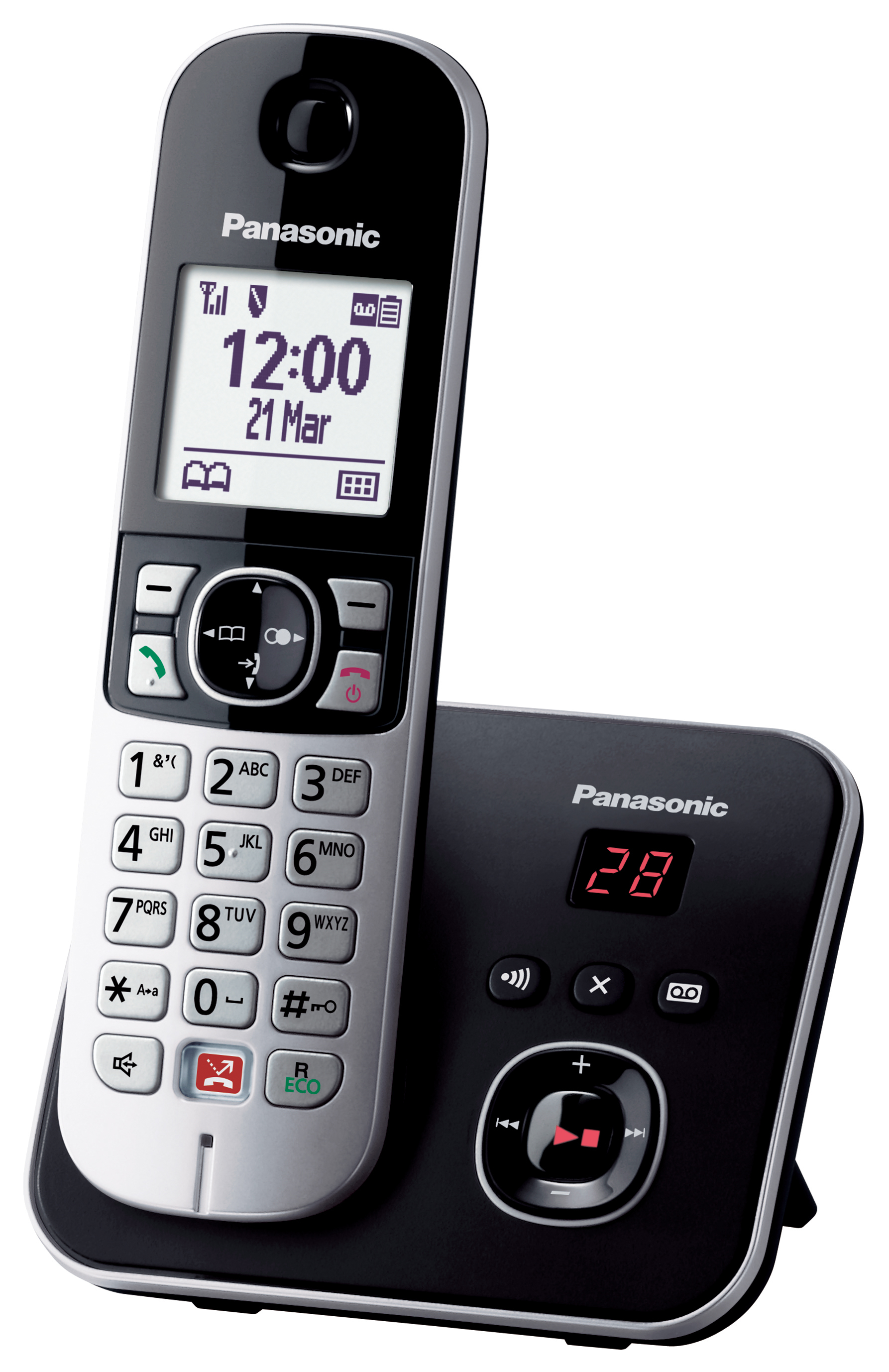 Telefoon Panasonic DECT Trio KX-TG6863NLB